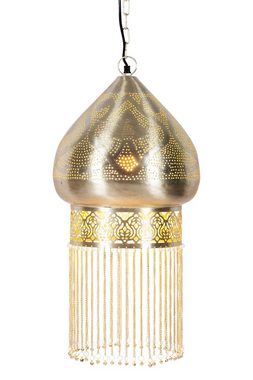 Marrakesch Orient & Mediterran Interior Deckenleuchte Orientalische Lampe Pendelleuchte Silber Archita 60cm