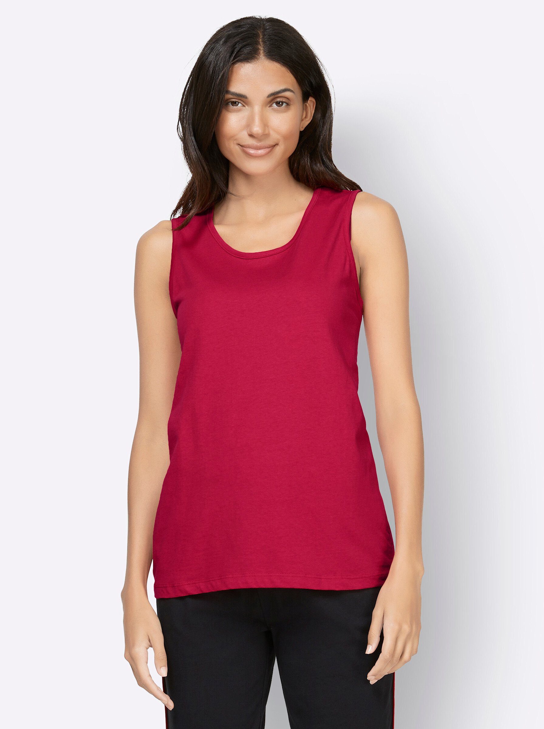 Sieh an! Shirttop Shirttop Ärmellos