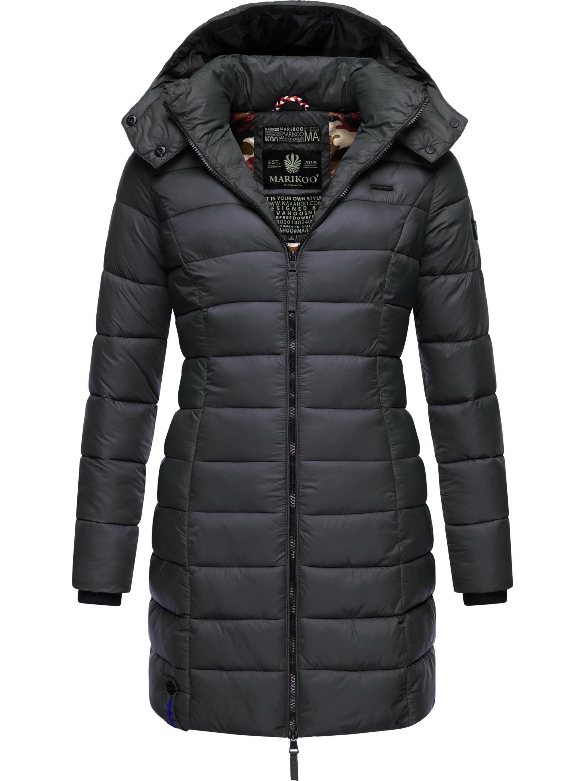 Marikoo Wintermantel Abendsternchen zeitloser Wintermantel mit schmaler Ste günstig online kaufen