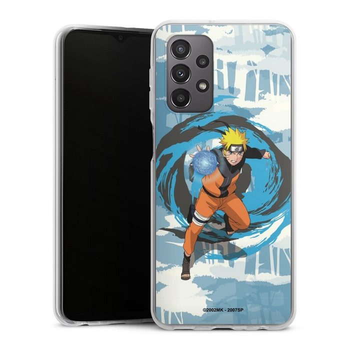 DeinDesign Handyhülle Offizielles Lizenzprodukt Manga Naruto Shippuden Naruto Rasengan Samsung Galaxy A23 5G Silikon Hülle Bumper Case Handy Schutzhülle
