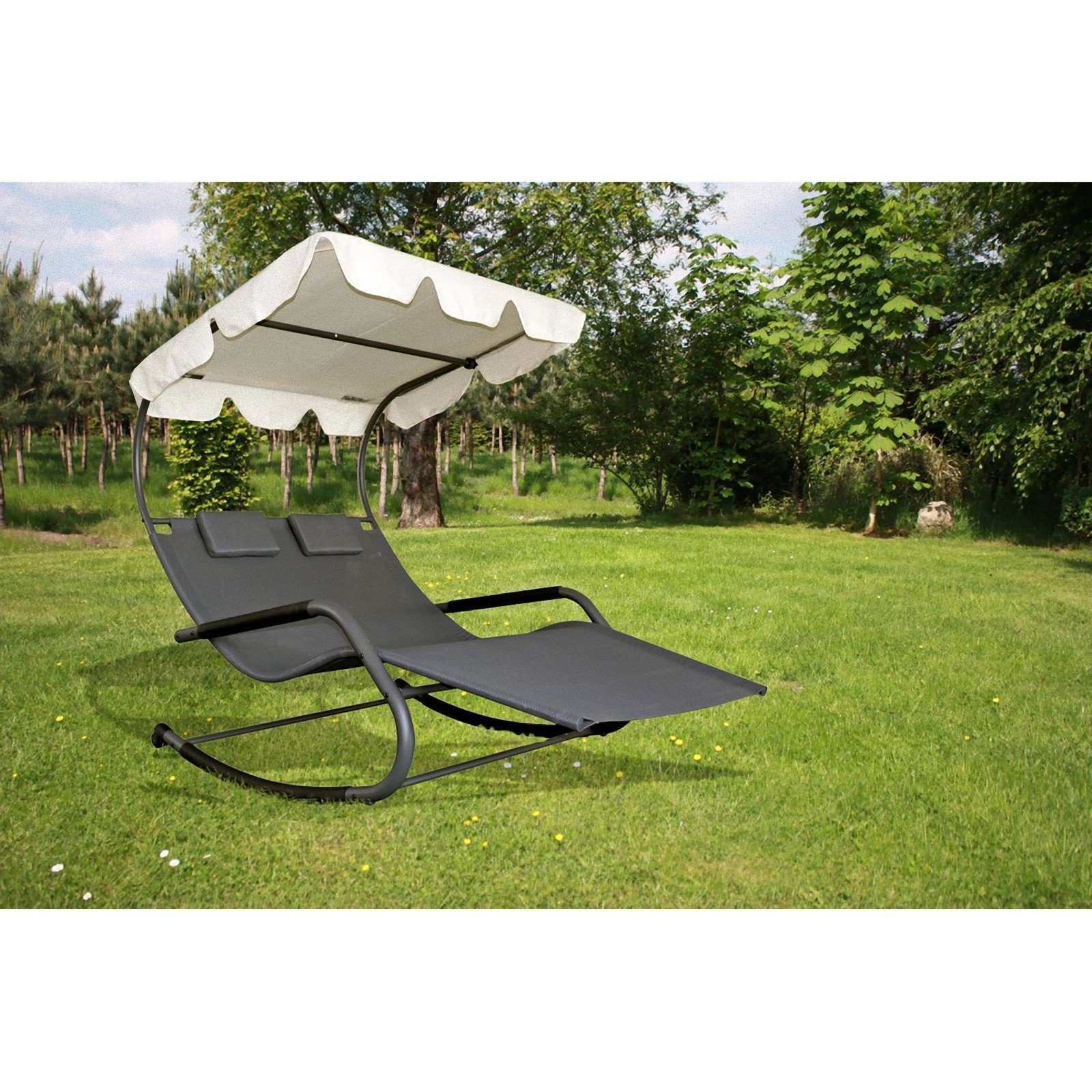 Garden Pleasure Gartenliege, Doppel Schaukelliege SERIFOS Relaxliege