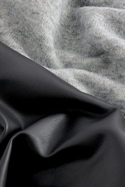 Next 2-in-1-Kleid 2-in-1-Mini-Pulloverkleid aus Kunstleder mit RV (1-tlg)