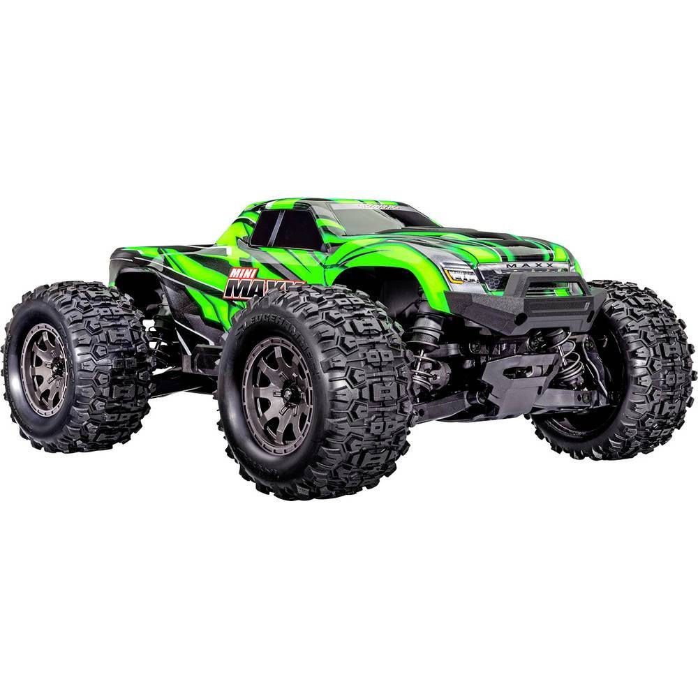 Traxxas RC-Auto Mini Maxx BL-2s Grün Brushless 1:10 RC Modellauto Elektro Monstertruck