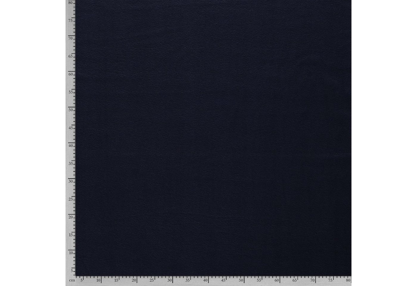 Thumbnail - maDDma Stoff Fleecestoff Vliesstoff Fleece Stoff Zuschnitt ab 0,5m Meterware, marine