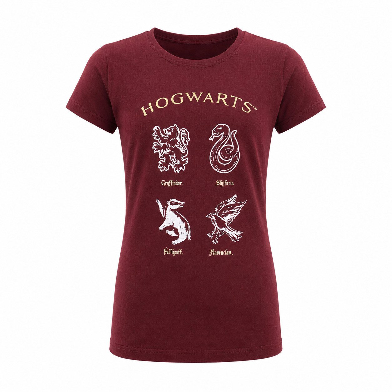 Harry Potter Print-Shirt Harry Potter Hogwarts Kinder Mädchen T-Shirt 100% Baumwolle Gr. 134 bis 164