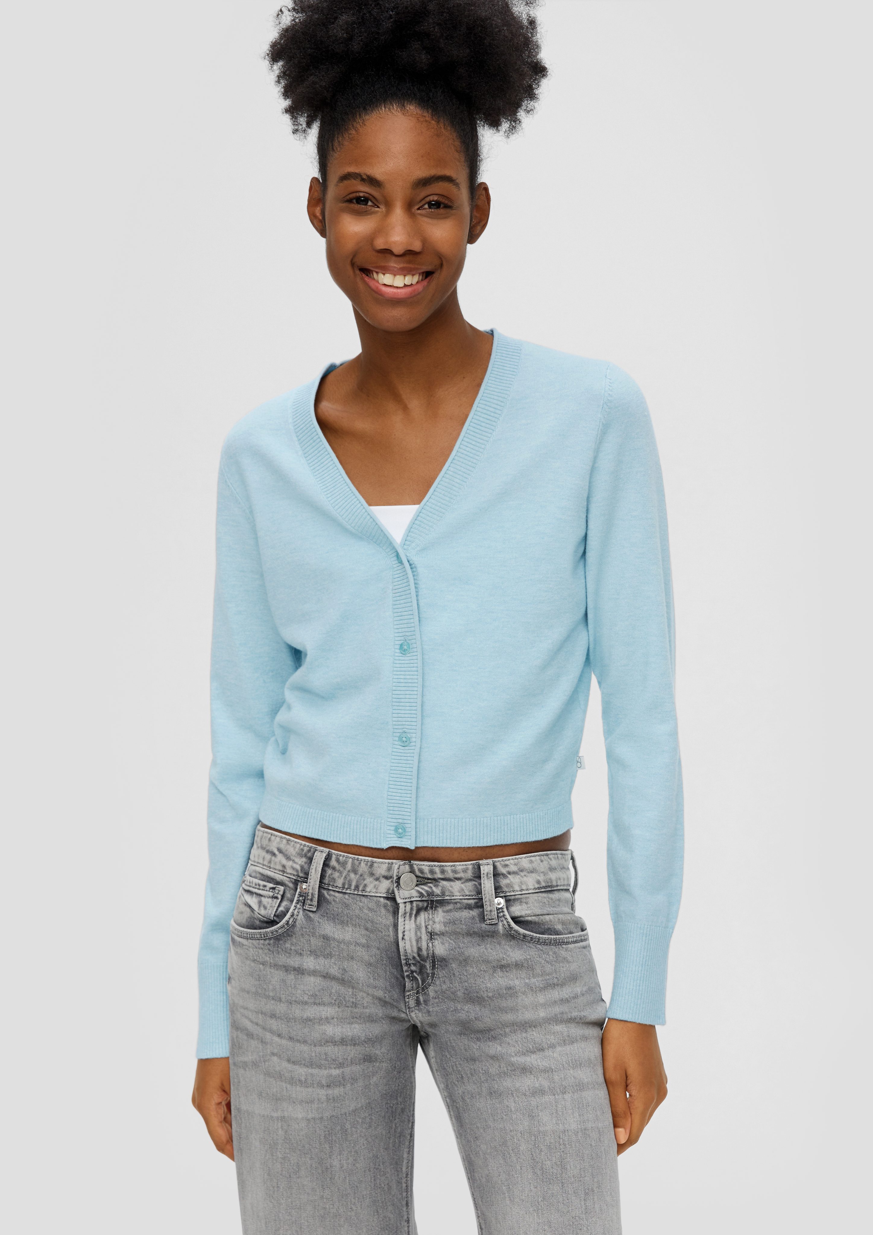 Funktionsjacke Strickjacke aus Viskosemix