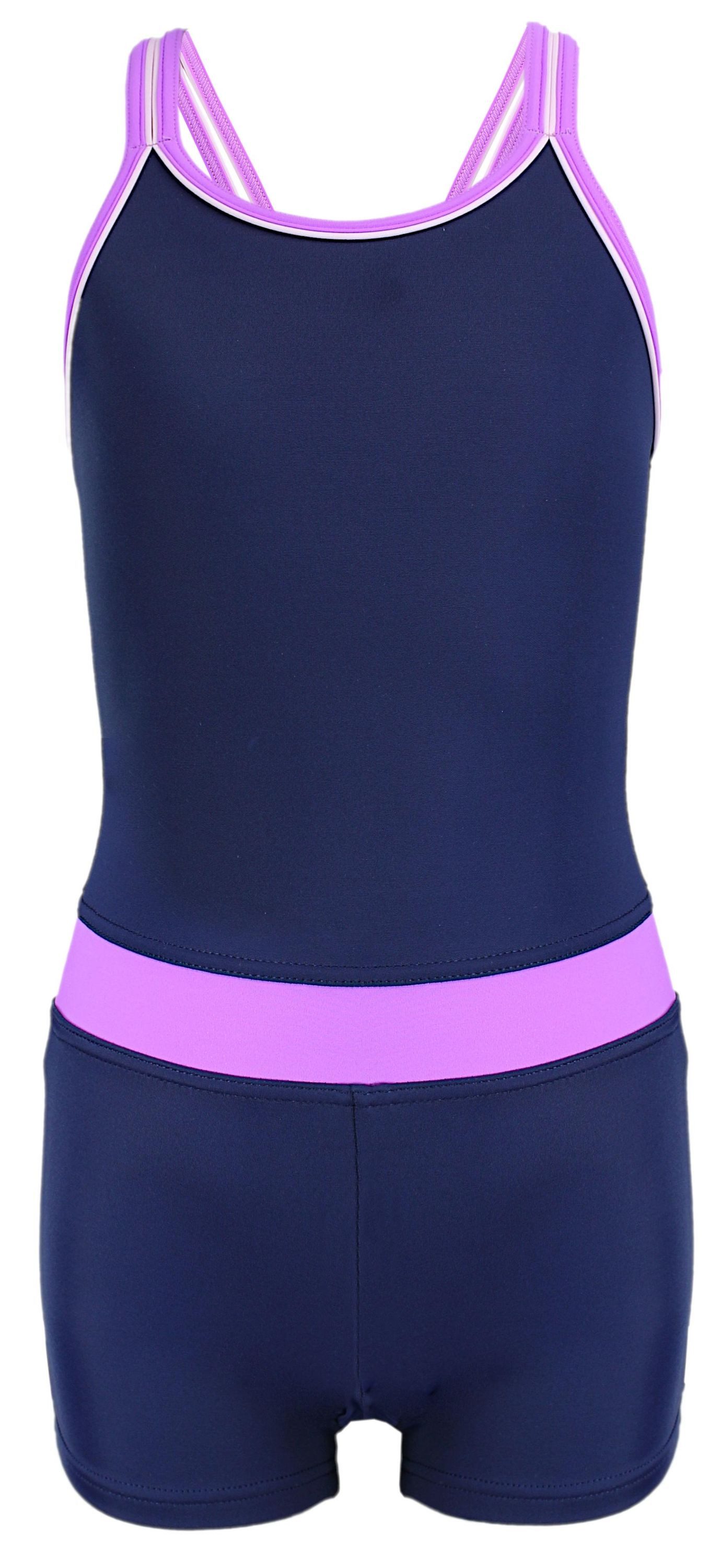 Badeanzug Aquarti Mädchen Badeanzug mit Bein Racerback