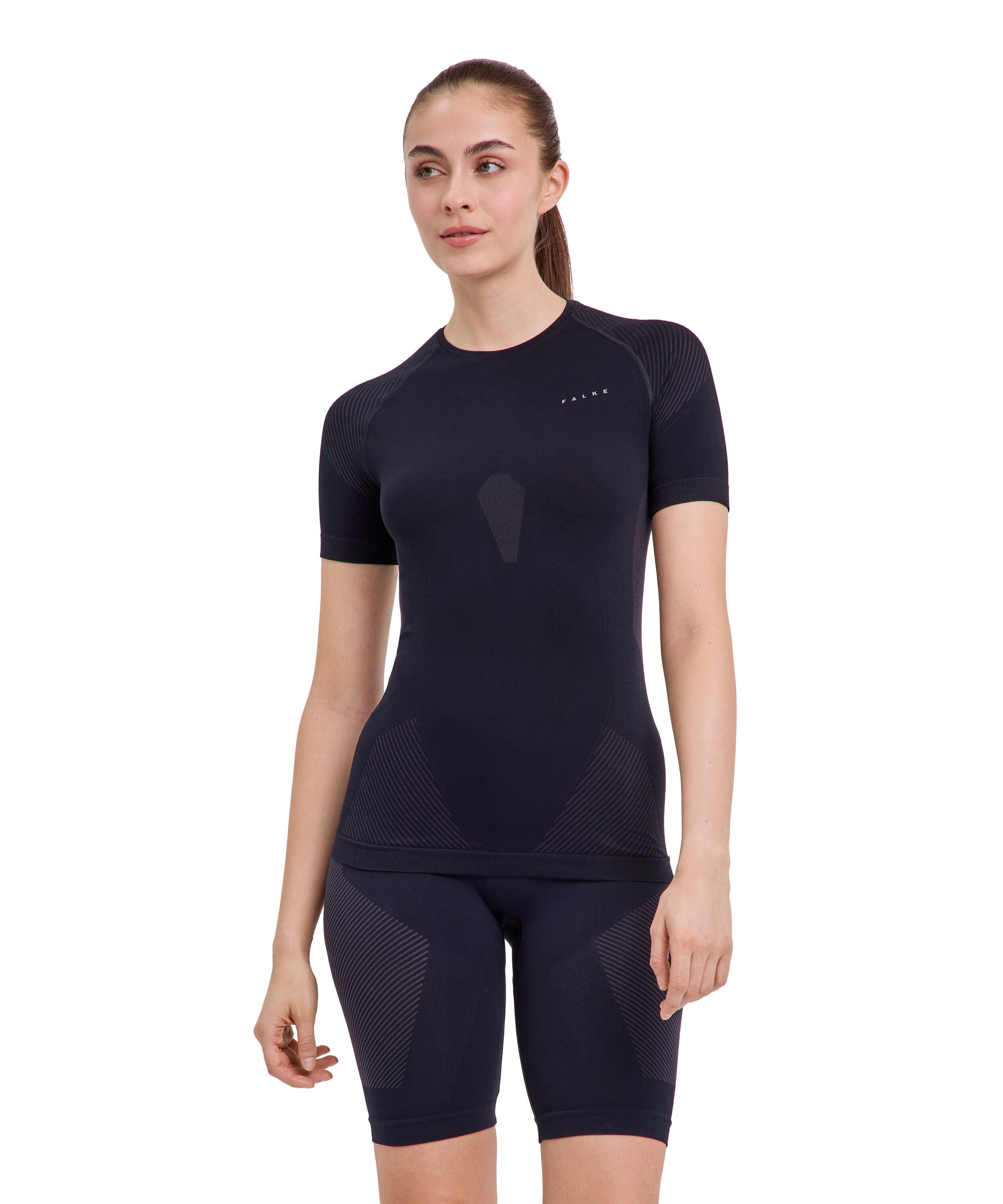 FALKE Funktionsshirt FALKE T-Shirt Warm (1-tlg., 1) thermoregulierend für warme bis kalte Temperaturen