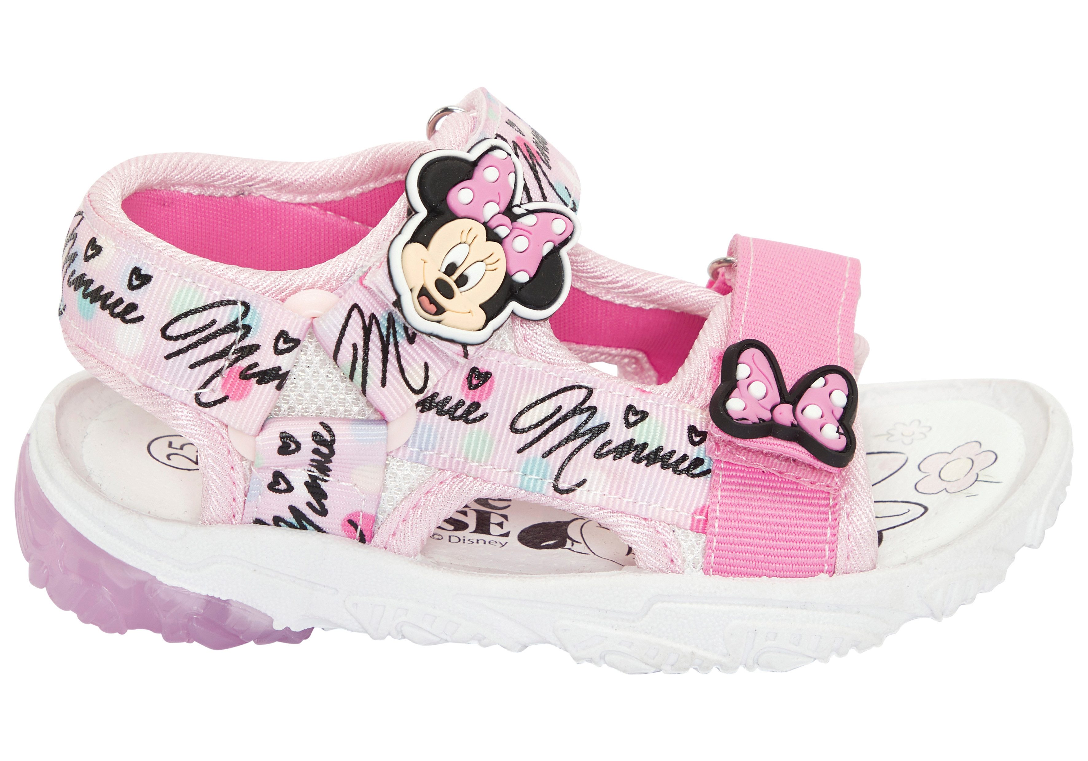 Disney MINNIE Sandale mit cooler Blinkfunktion