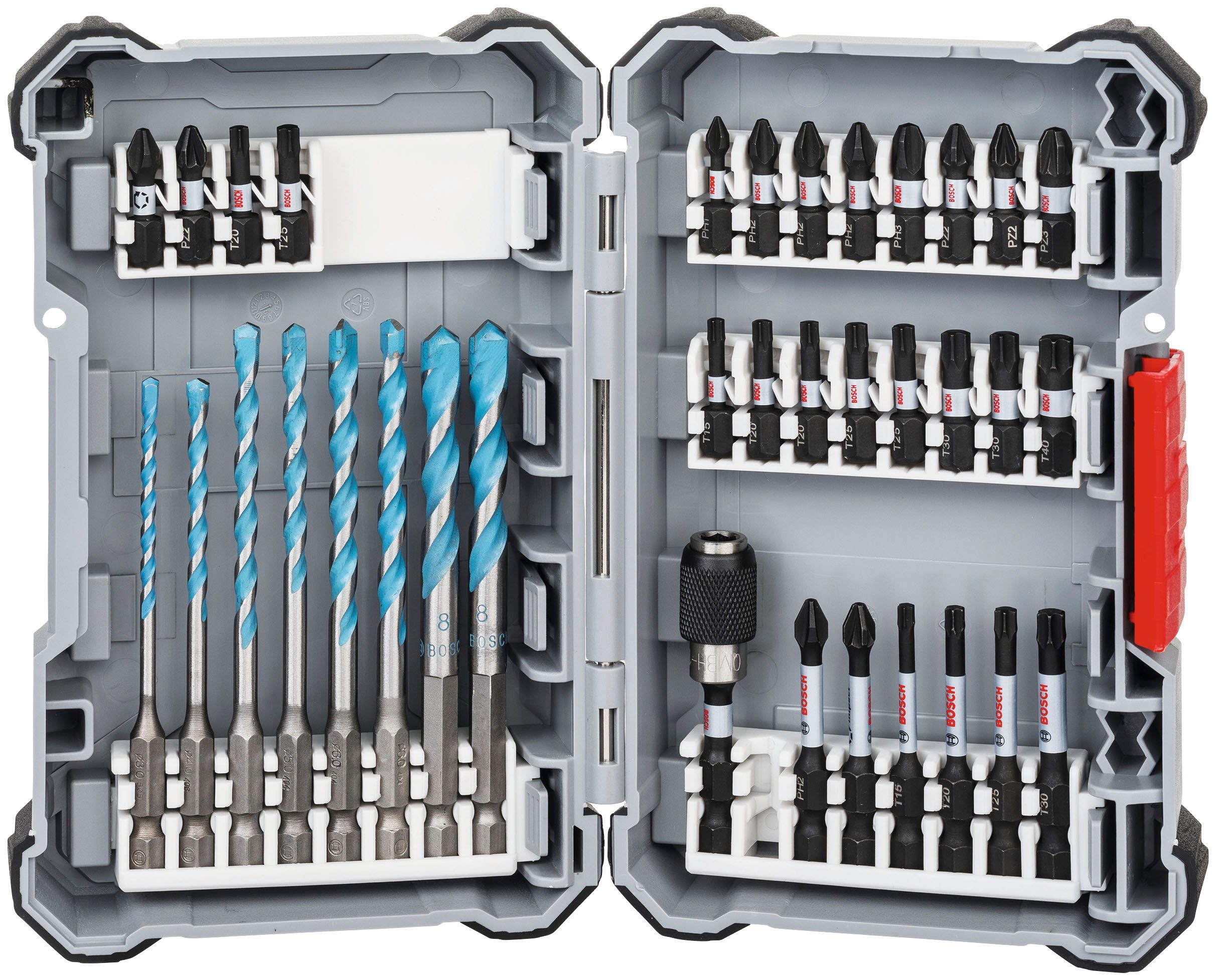 Bosch 35-teilig Professional Werkzeugset Schrauberbit-Set,