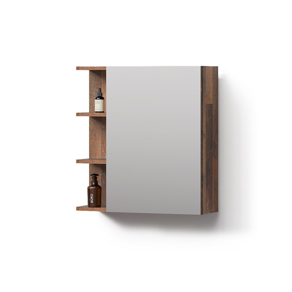 Livinity® Badezimmerspiegelschrank Fucino, Oldstyle, 62 x 64 cm (1-St)