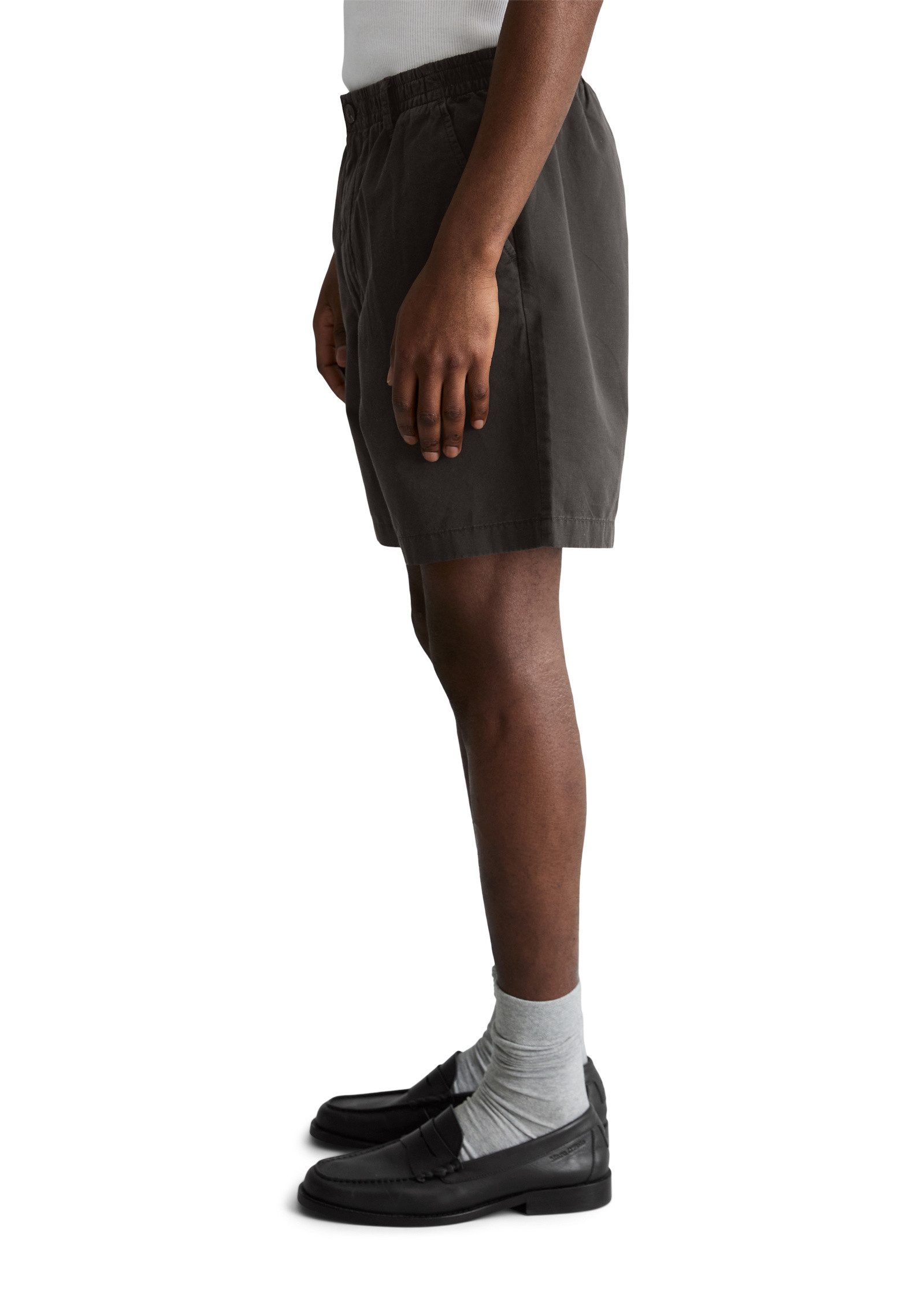 Marc O'Polo DENIM Shorts aus Bio-Baumwolle und Leinen