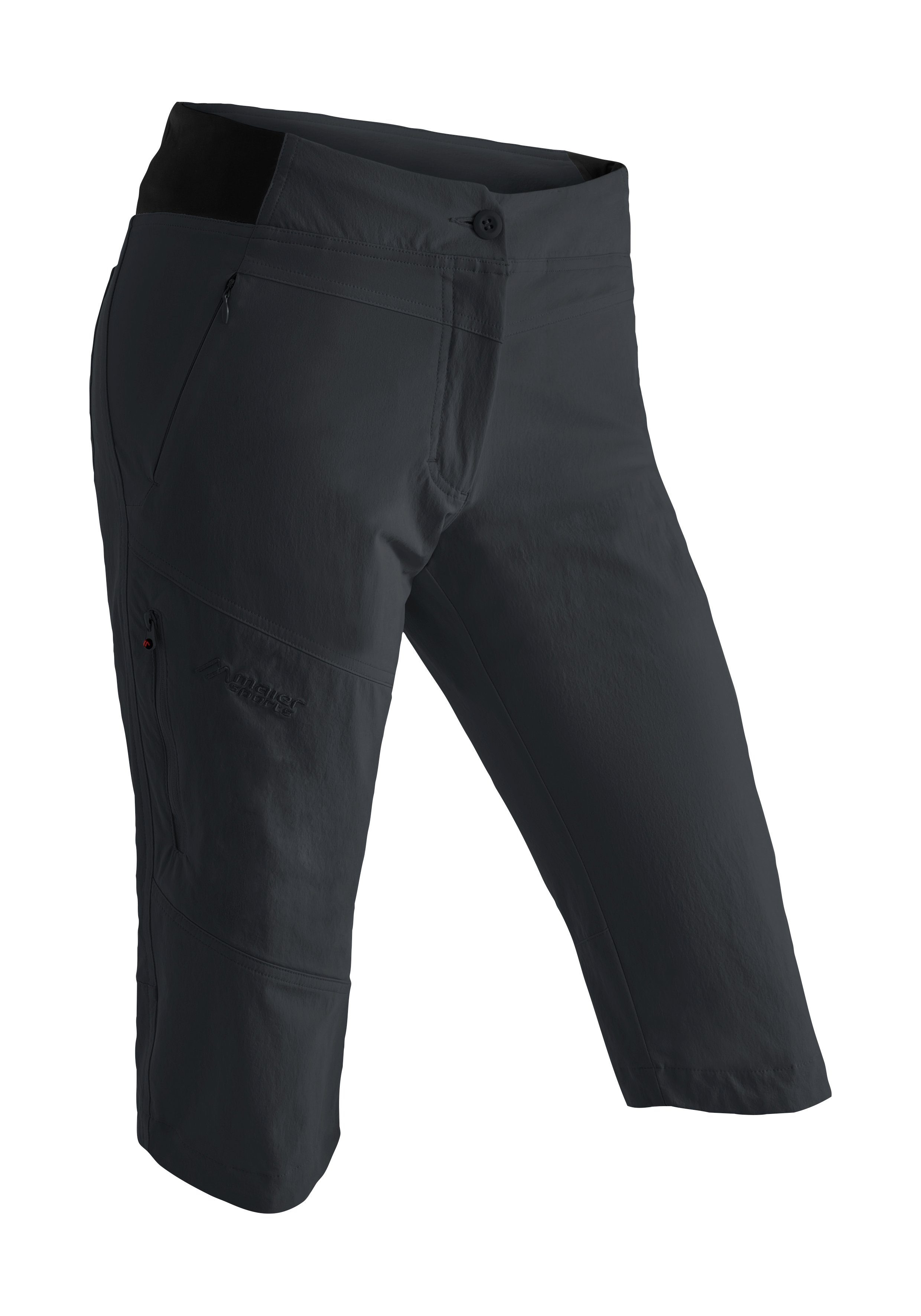 Inara Sports Maier schwarz 3/4 Caprihose vario