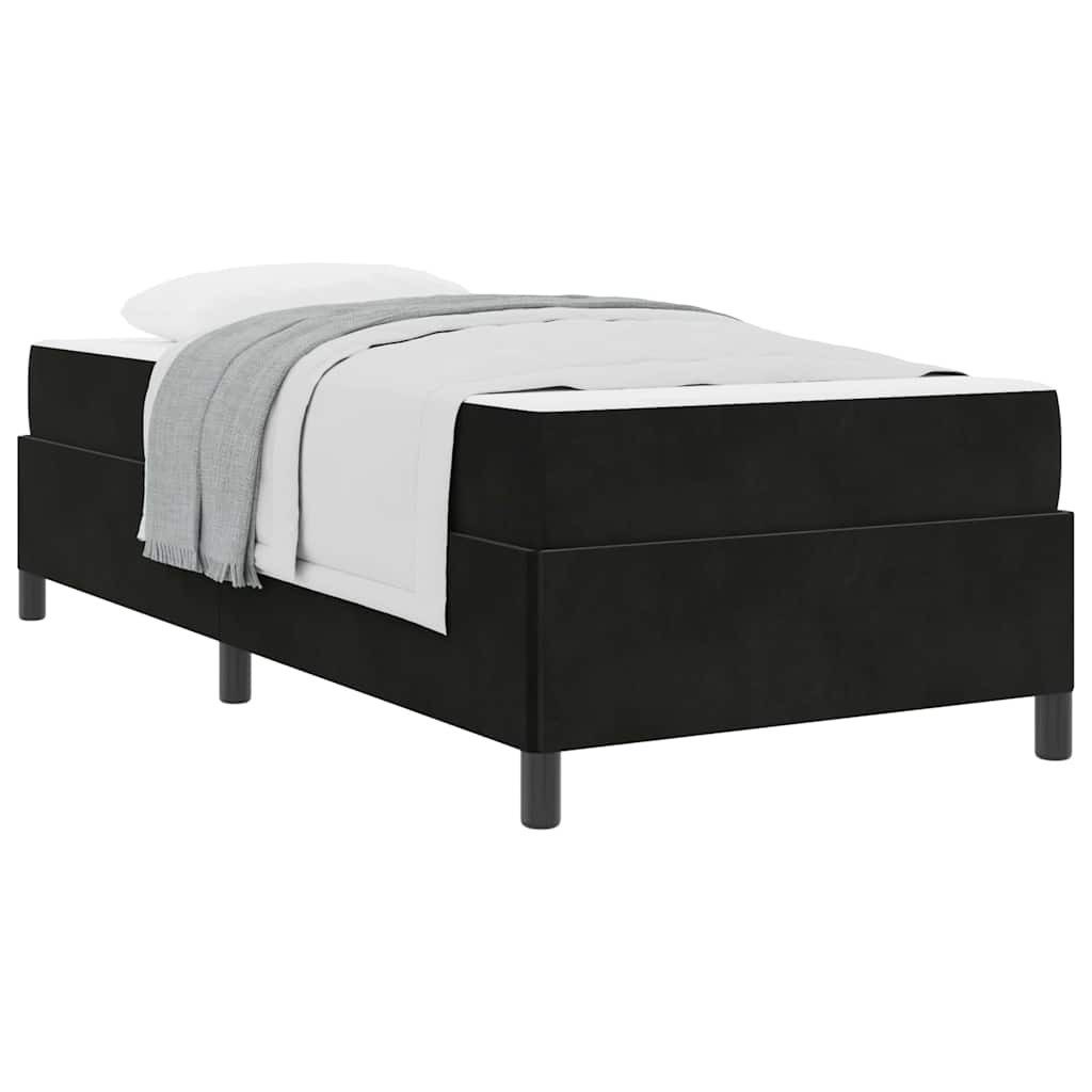 vidaXL Bett Bettgestell Schwarz und Weiß günstig online kaufen
