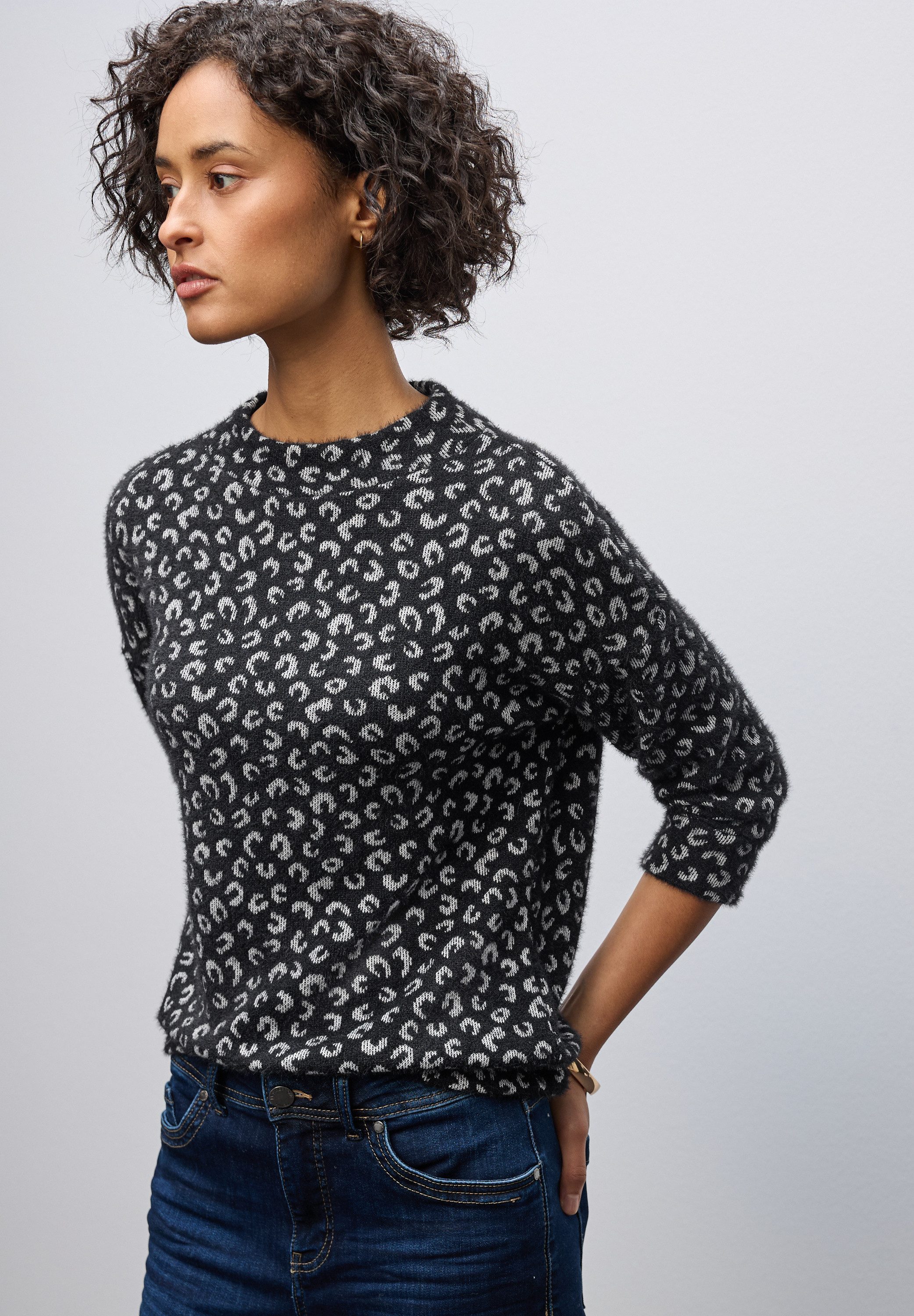 STREET ONE 3/4-Arm-Shirt mit 3/4 Ärmeln