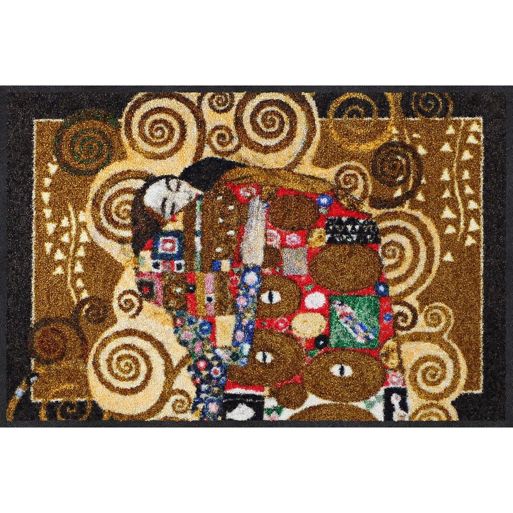 Fußmatte Die Erfüllung Melange Art Gallery - Gustav Klimt;, Salonloewe, Rechteckig, Höhe: 500 mm