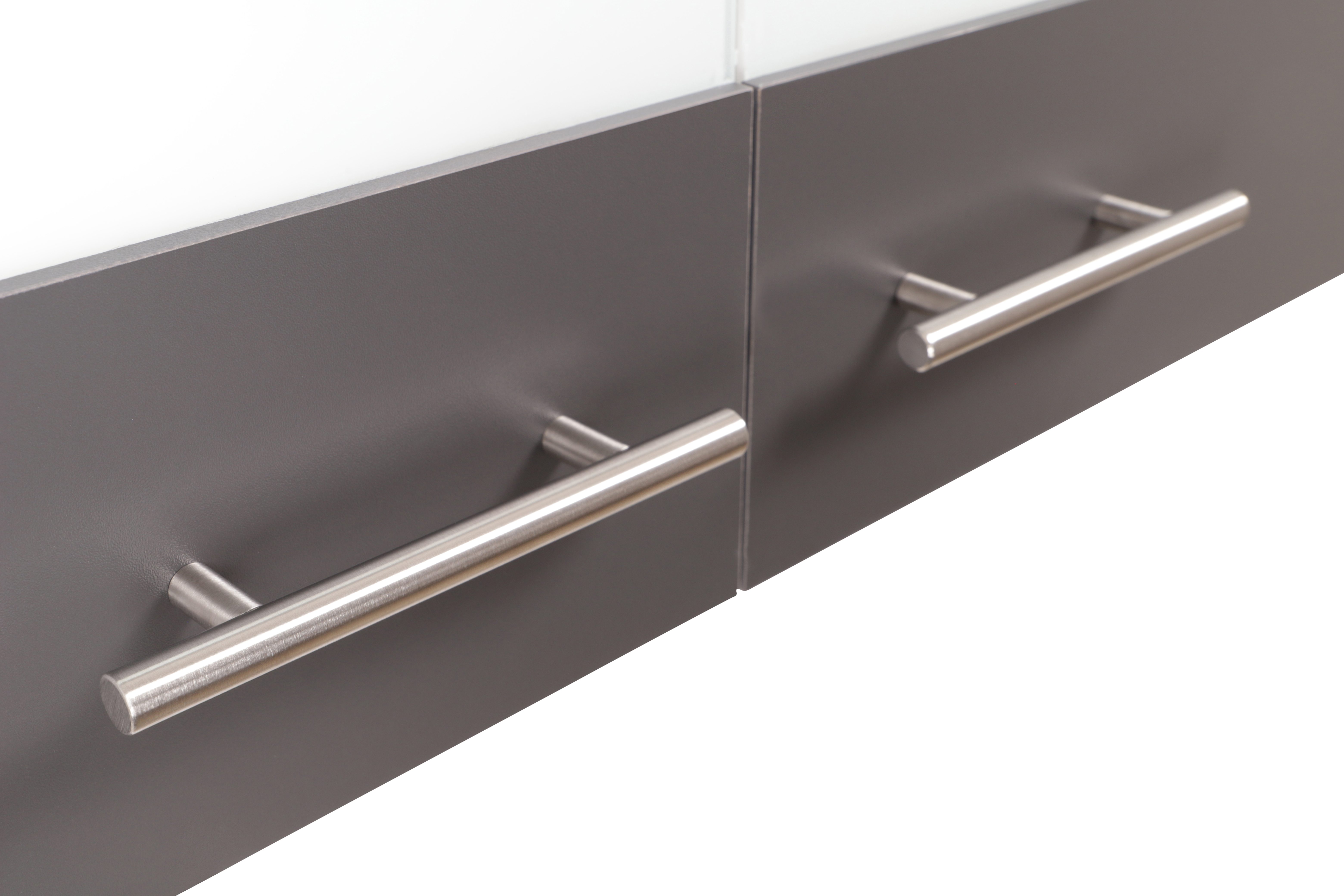 RESPEKTA Pantryküche Merle, Breite 100 cm, Soft-Close, Spülenabdeckung mit Glaskeramikkochfeld