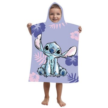 Sarcia.eu Badetücher DISNEY Stitch Kinderbadetuch, Poncho mit Kapuze 50x115 cm