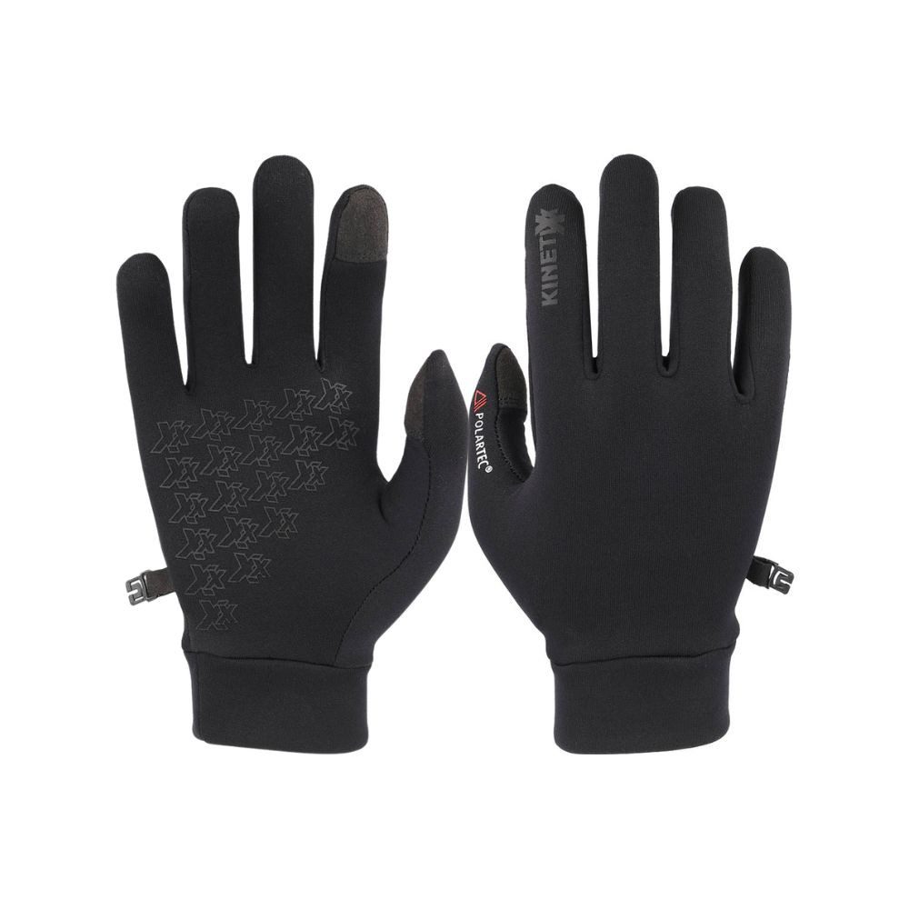 Kinetixx Multisporthandschuhe Allround-Handschuh Michi für Kinder und Jugendliche, KinetiXx (mit Polartec® Power Stretch) Anatomische Passform, Grip, Atmungsaktiv, Touchscreen kompatibel