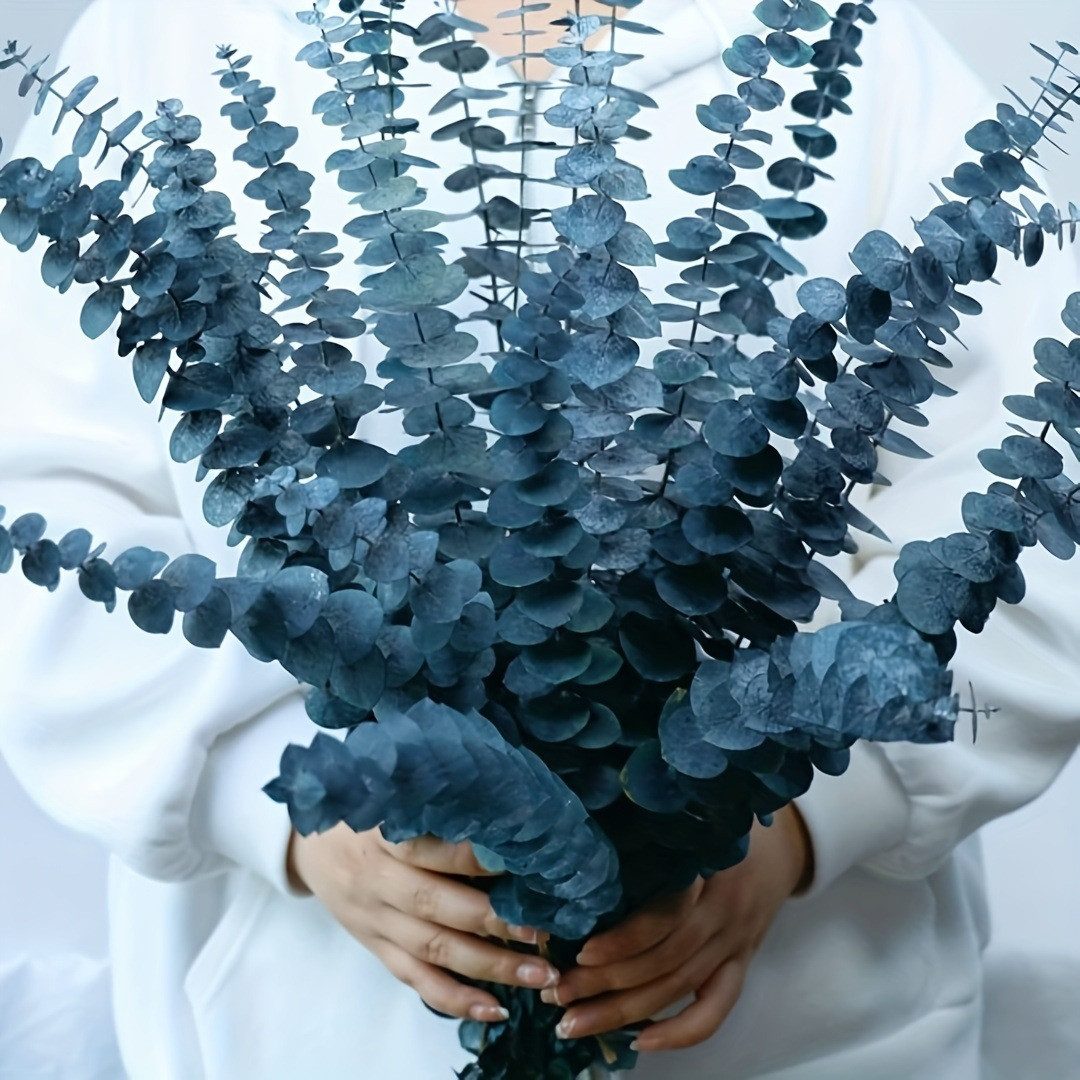 Kunstblumenstrauß Eukalyptus Getrocknet 43cm Natürliche Trockenblumen, günstig online kaufen
