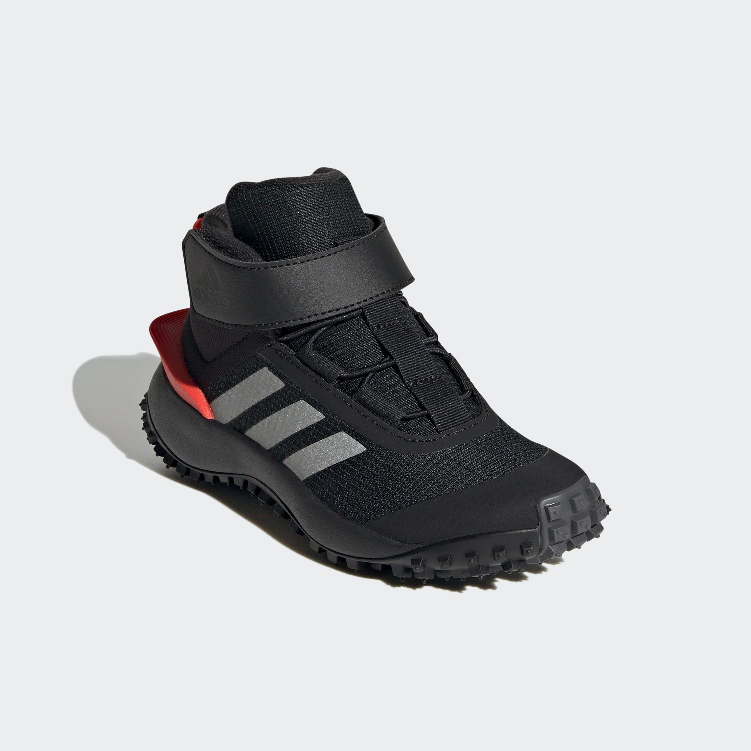 adidas Sportswear FORTATRAIL KIDS Wanderschuh Core Black / Silver Metallic / Bright Red