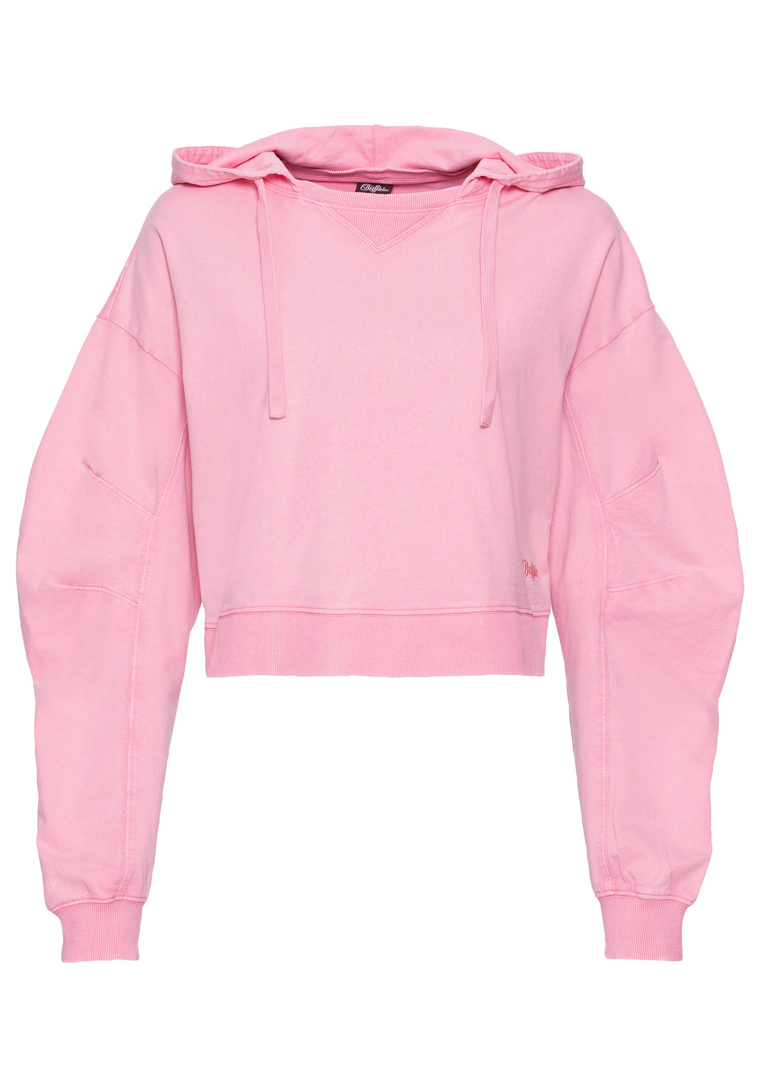 Buffalo Hoodie, (1 tlg.), Kapuzenpullover im Used-Look, Loungewear günstig online kaufen
