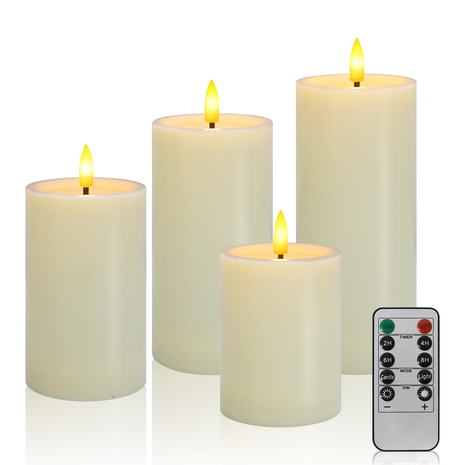 kisidus LED-Kerze Flammenlose LED kerzen mit günstig online kaufen