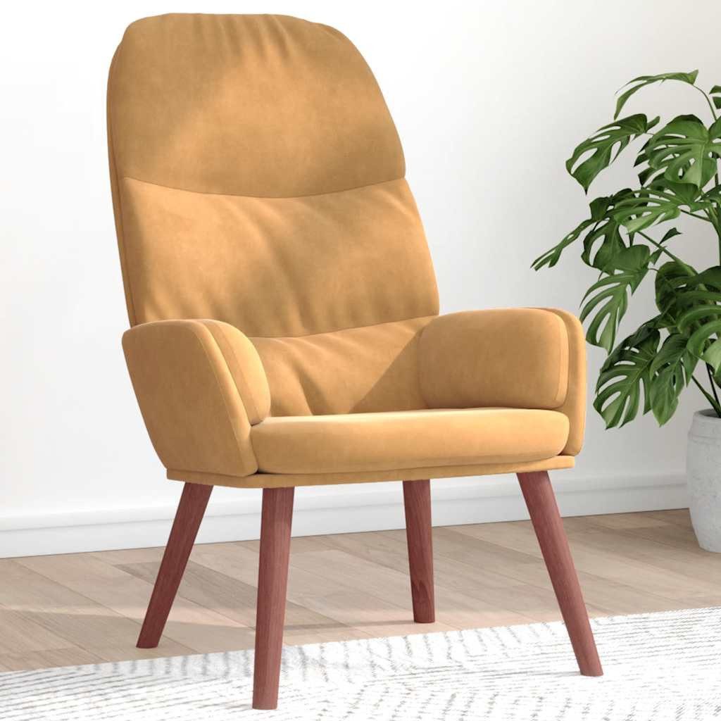 vidaXL Sessel Relaxsessel Braun Samt (1-St) günstig online kaufen
