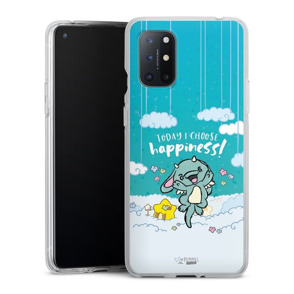 DeinDesign Handyhülle Mooh Happiness, OnePlus 8T Silikon Hülle Bumper Case Handy Schutzhülle
