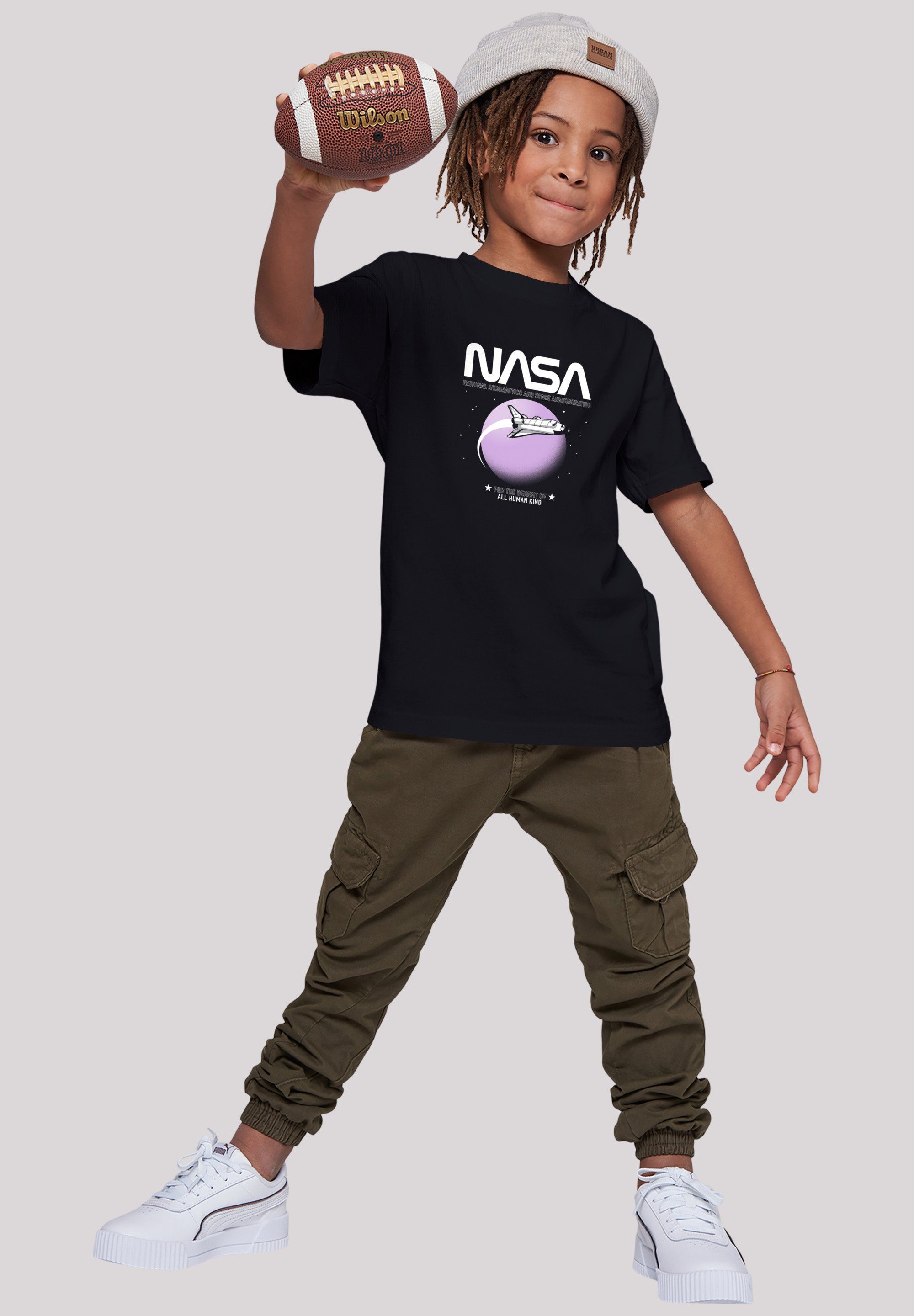 F4NT4STIC T-Shirt Orbit Kinder,Premium Shuttle Merch,Jungen,Mädchen,Bedruckt NASA Unisex