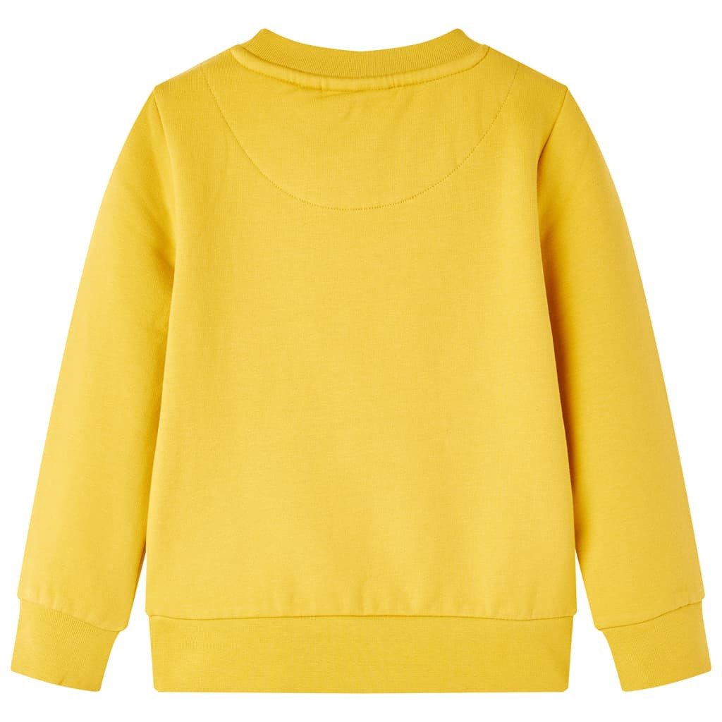 vidaXL Sweatshirt Kinder-Sweatshirt Dunkles Ocker 116