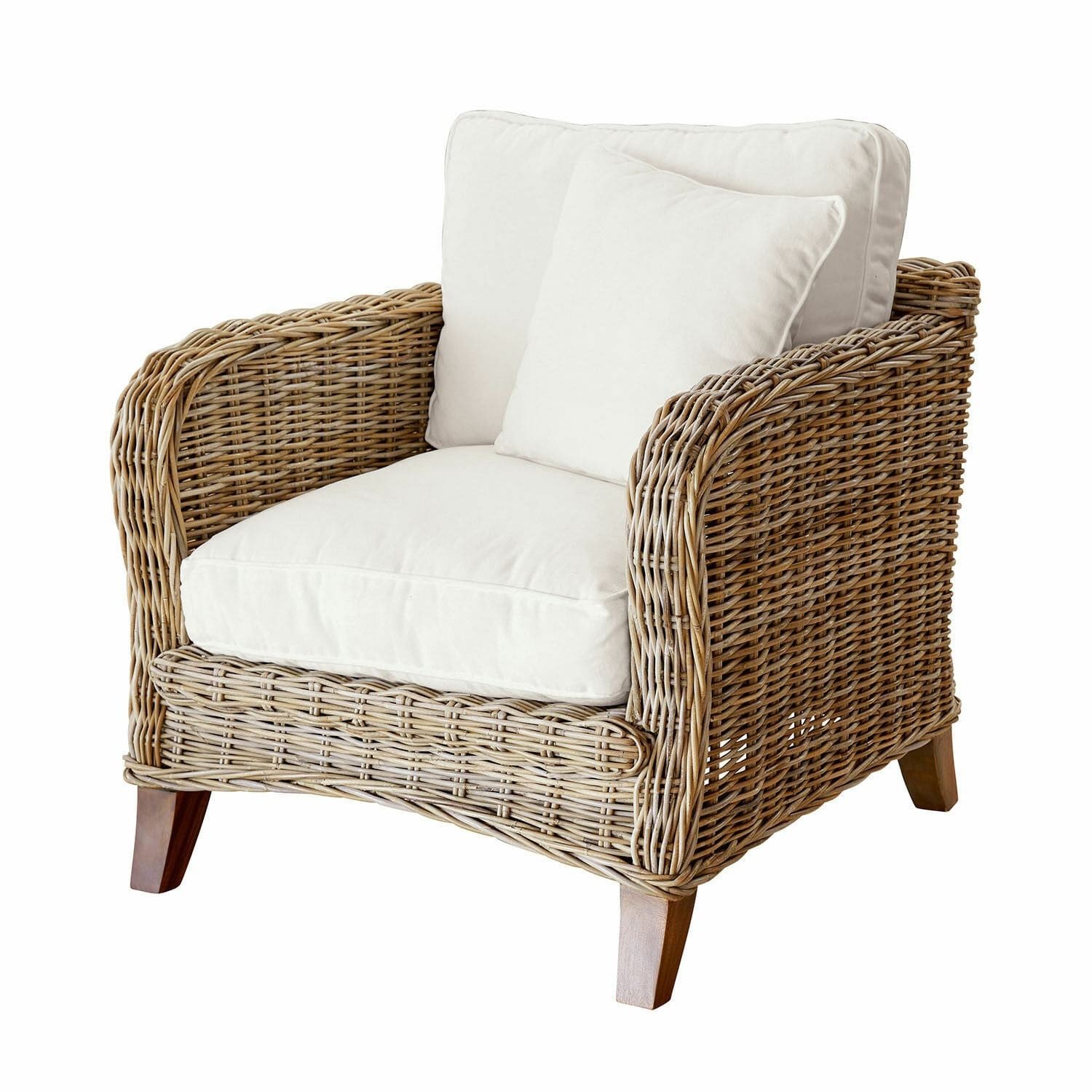Mirabeau Sessel Sessel Colroy braun/weiß günstig online kaufen