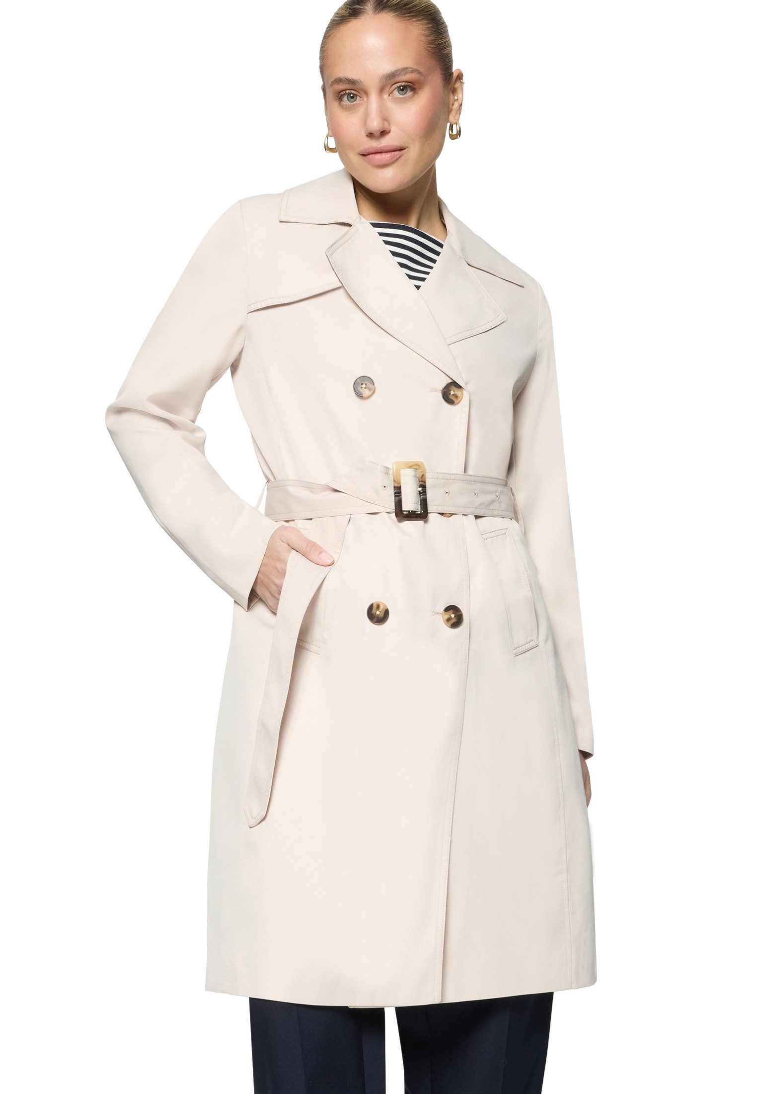 Zero Trenchcoat Damen mit Gürtel