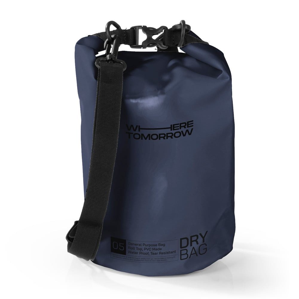 #DoYourSports Aufbewahrungstasche Aufbewahrungstasche PVC dry bag 5L inkl. Nylongurt, Outdoor Tasche Camping Angeln wasserdicht Handy sicher aufbewahren