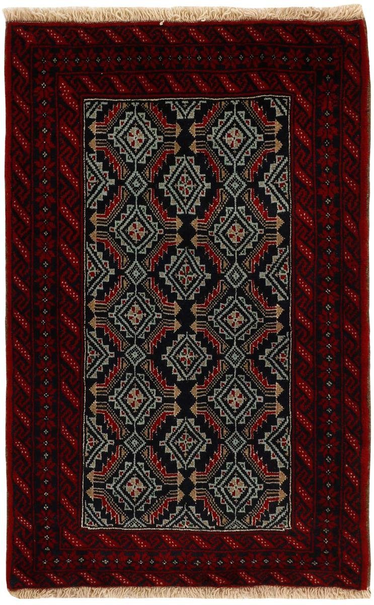 Orientteppich Belutsch 82x131 Handgeknüpfter Orientteppich / Perserteppich, Nain Trading, rechteckig, Höhe: 6 mm
