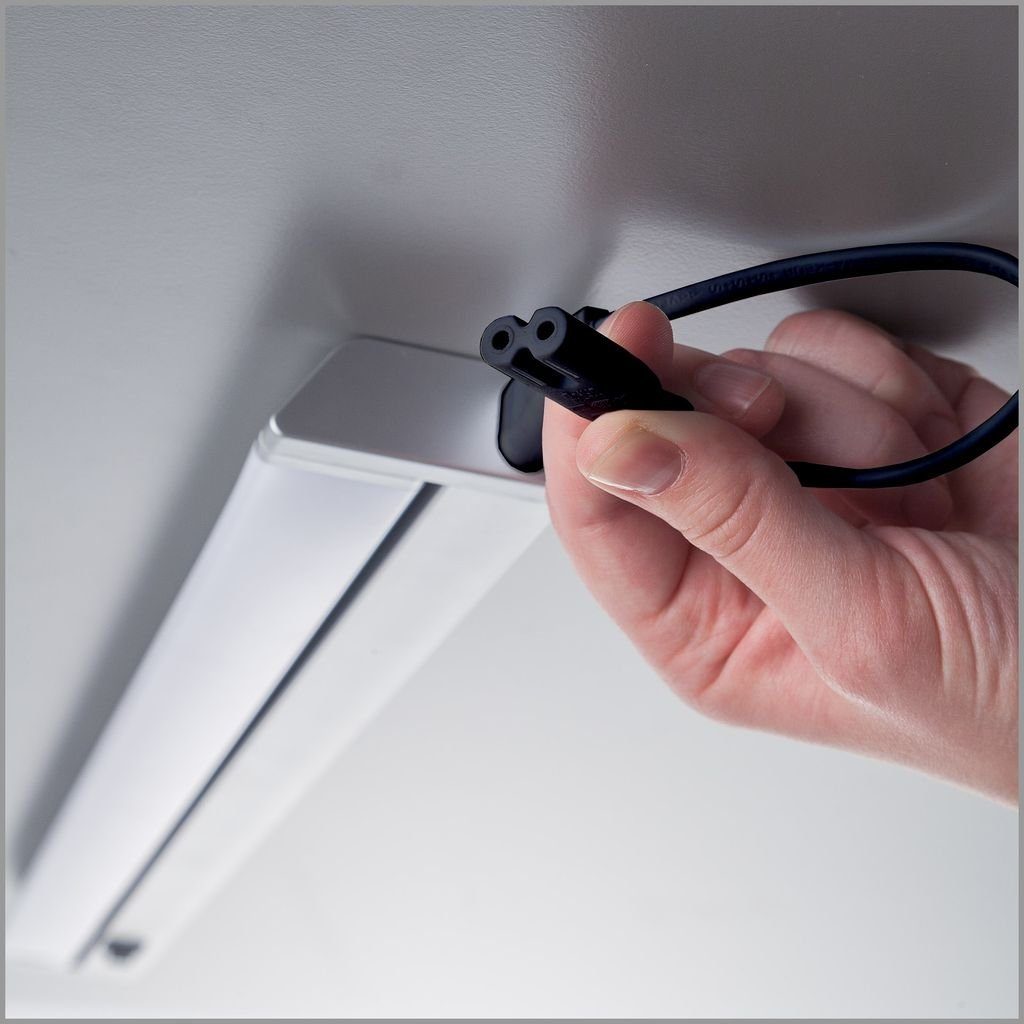 B.K.Licht LED Unterbauleuchte Küchenleuchte Arbeitsbeleuchtung Weiß/Grau 4000K, LED fest integriert, 4000K - Neutralweiß, Küchenbeleuchtung, 230V, 8,5 Watt, 1000 Lumen, 56x6,1x3cm