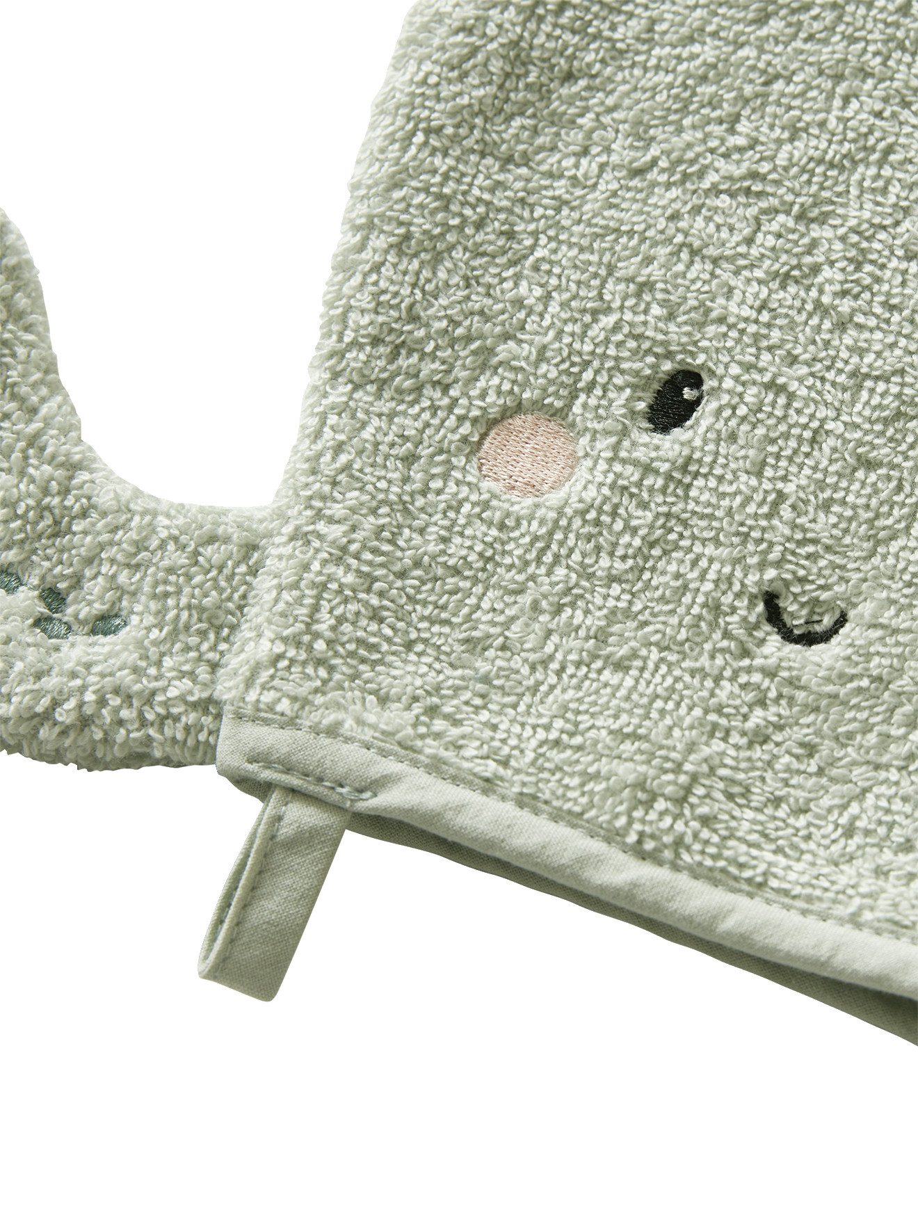 vertbaudet Waschhandschuh 2er-Set Baby Waschhandschuhe OZEAN – Bild 5 von 5