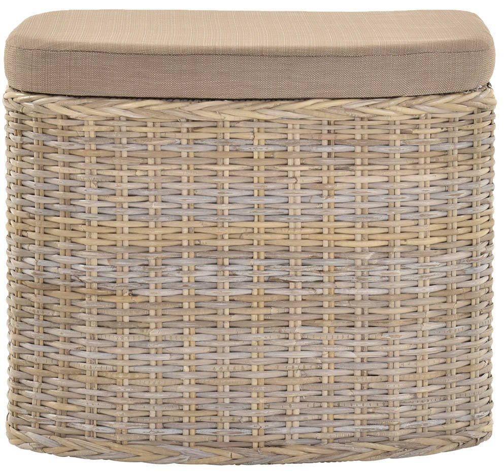 Krines Home Wäschetruhe Wäschekorb bauchig Sitz günstig online kaufen