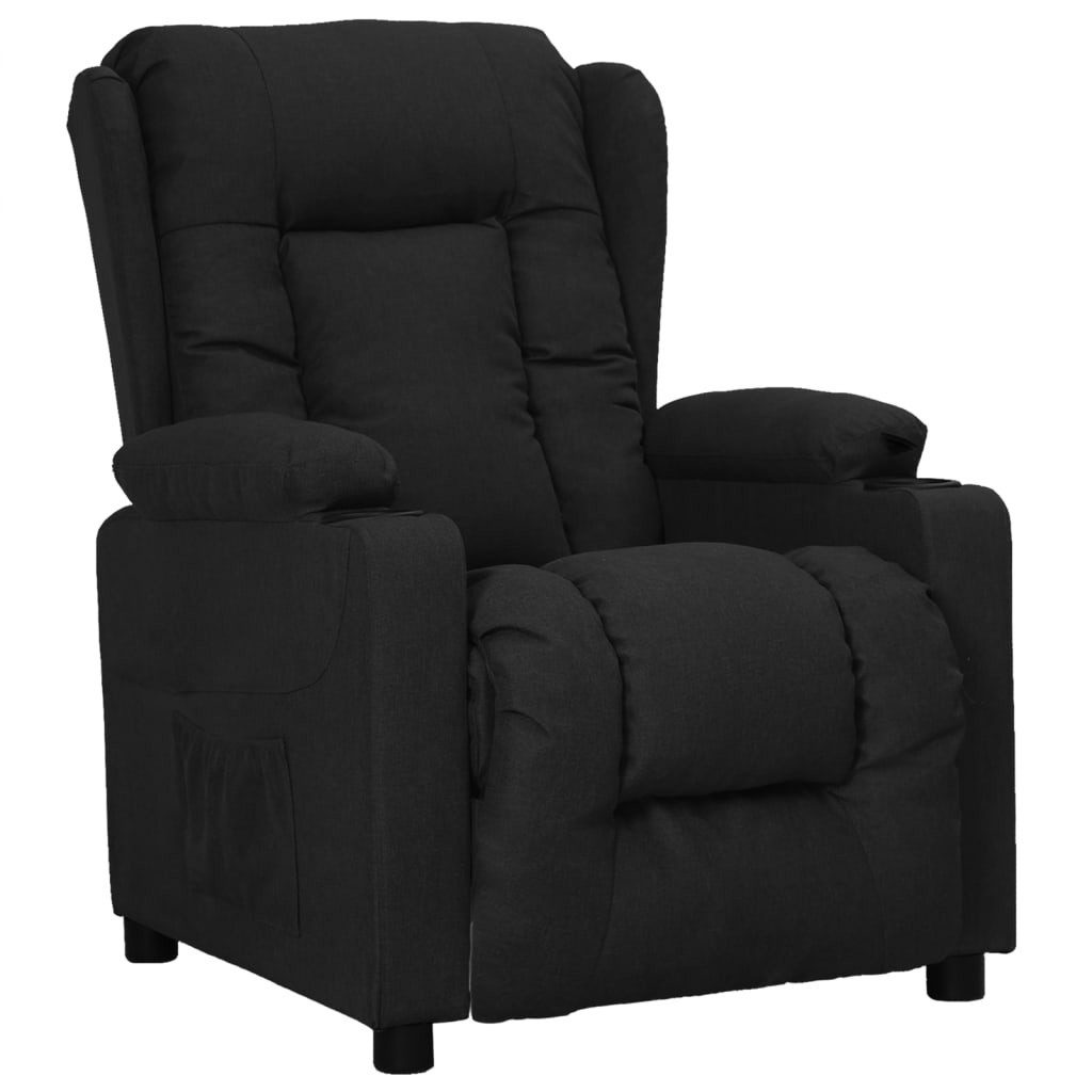 Relaxsessel Schwarz 72,5 x 96 x 99,5 cm mit manueller Liegefunktion