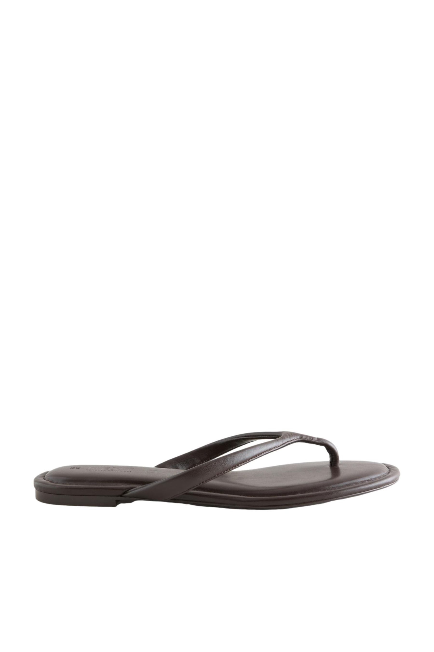 Next Forever Comfort® Zehentrenner aus Leder Sandale