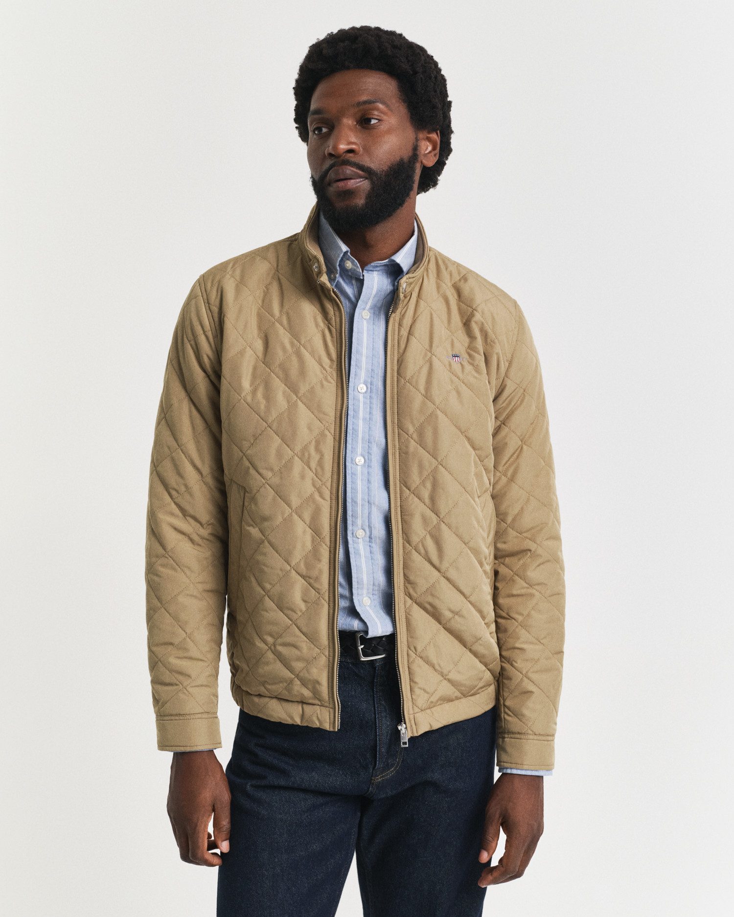 Gant Steppjacke QUILTED WINDCHEATER mit Rautensteppung