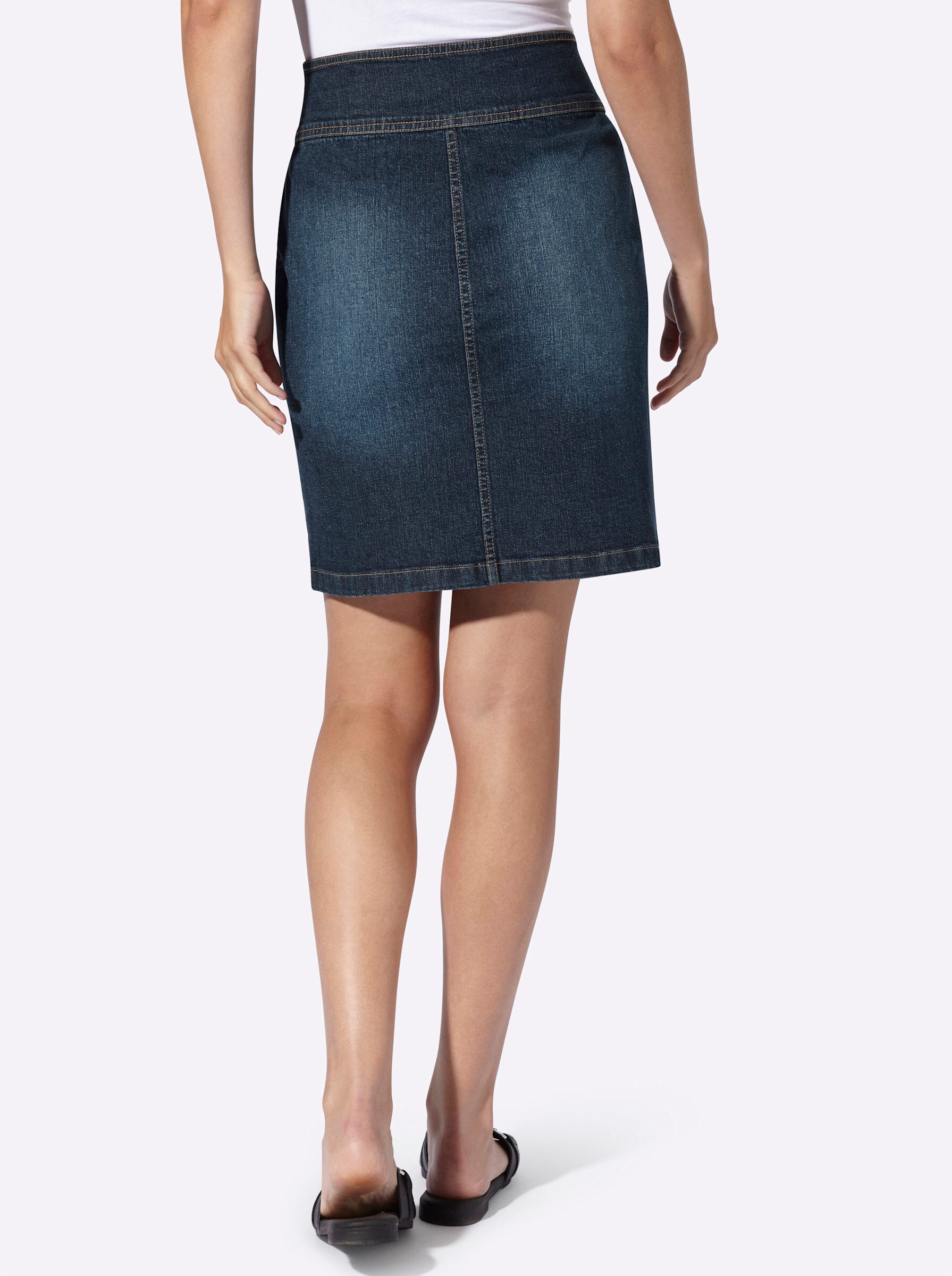 heine A-Linien-Rock Jeansrock günstig online kaufen