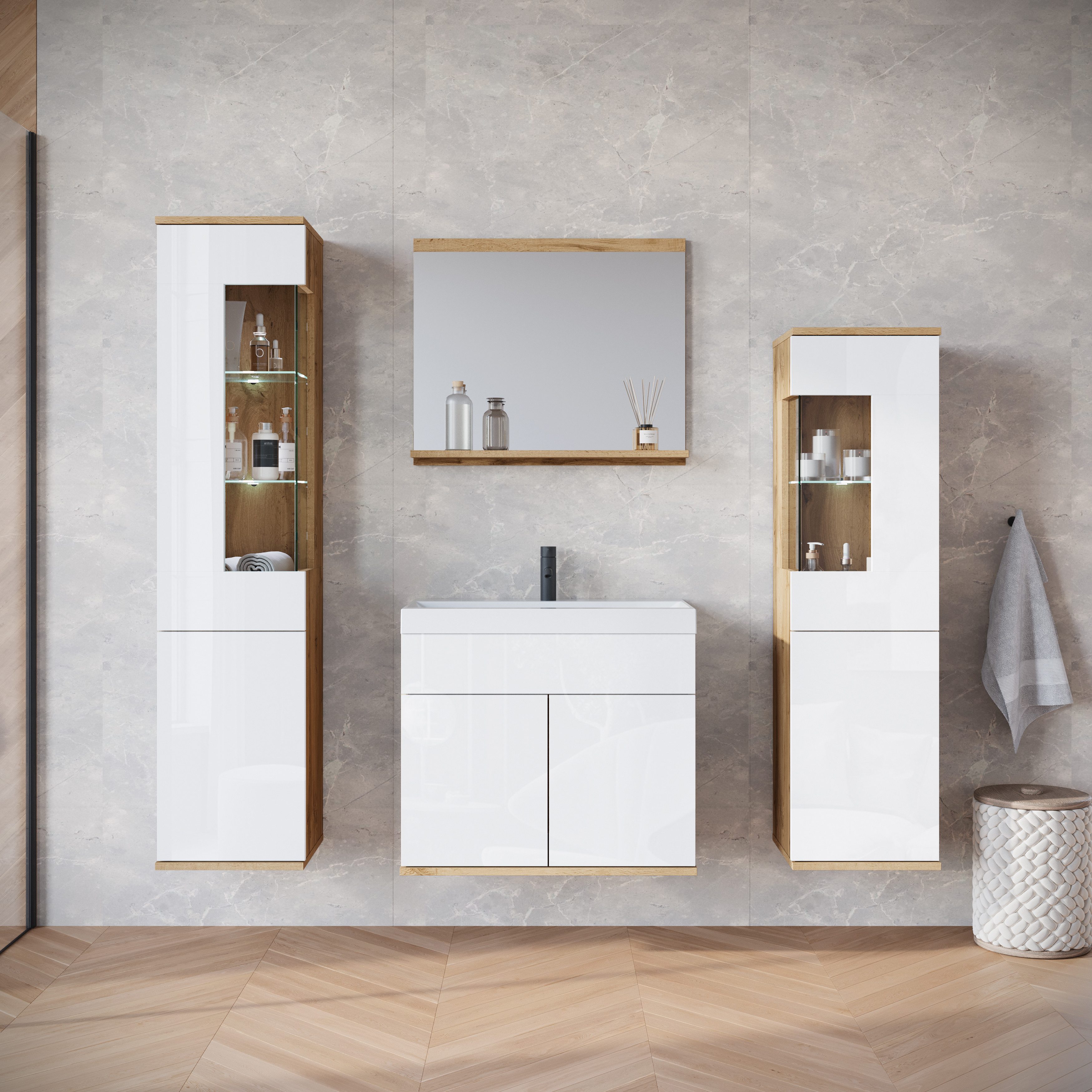 INOSIGN Badmöbel-Set Kenia, (Set, 5-St), Modernes günstig online kaufen