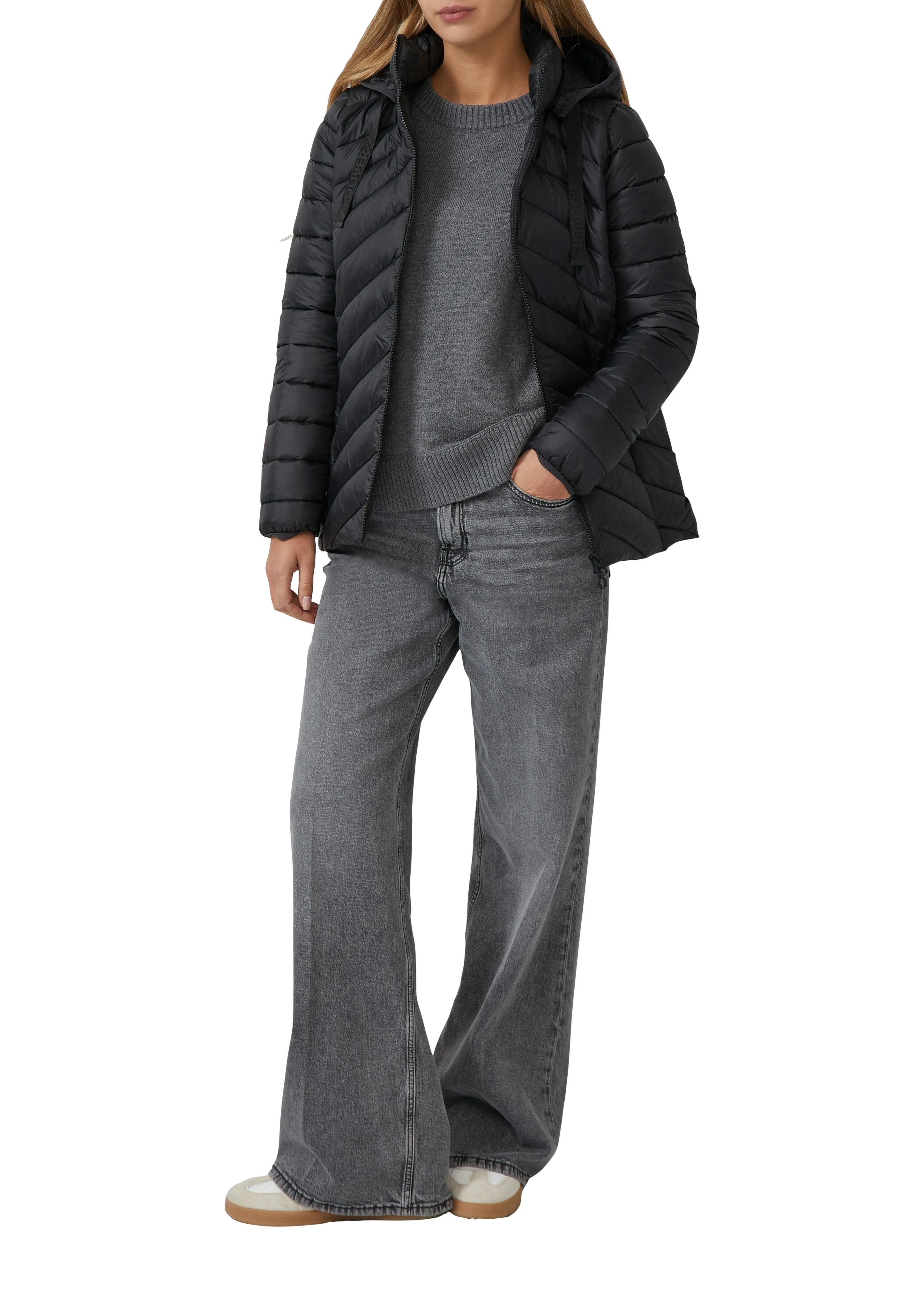 s.Oliver Outdoorjacke mit abnehmbarer Kapuze günstig online kaufen