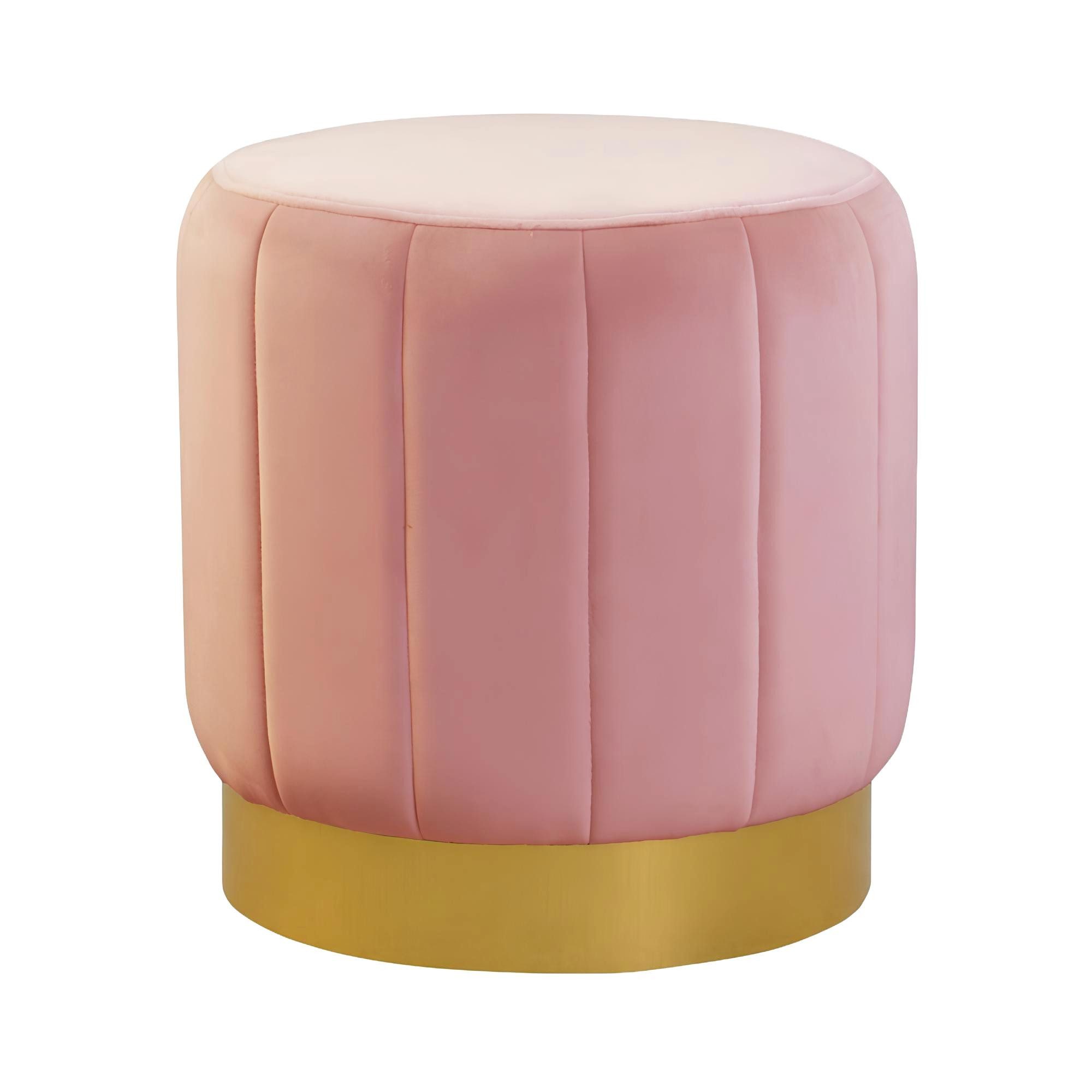 Xlmoebel Hocker Runder Polsterhocker in modernem Design für Wohnräume (1 St., Hocker), Hergestellt in Europa