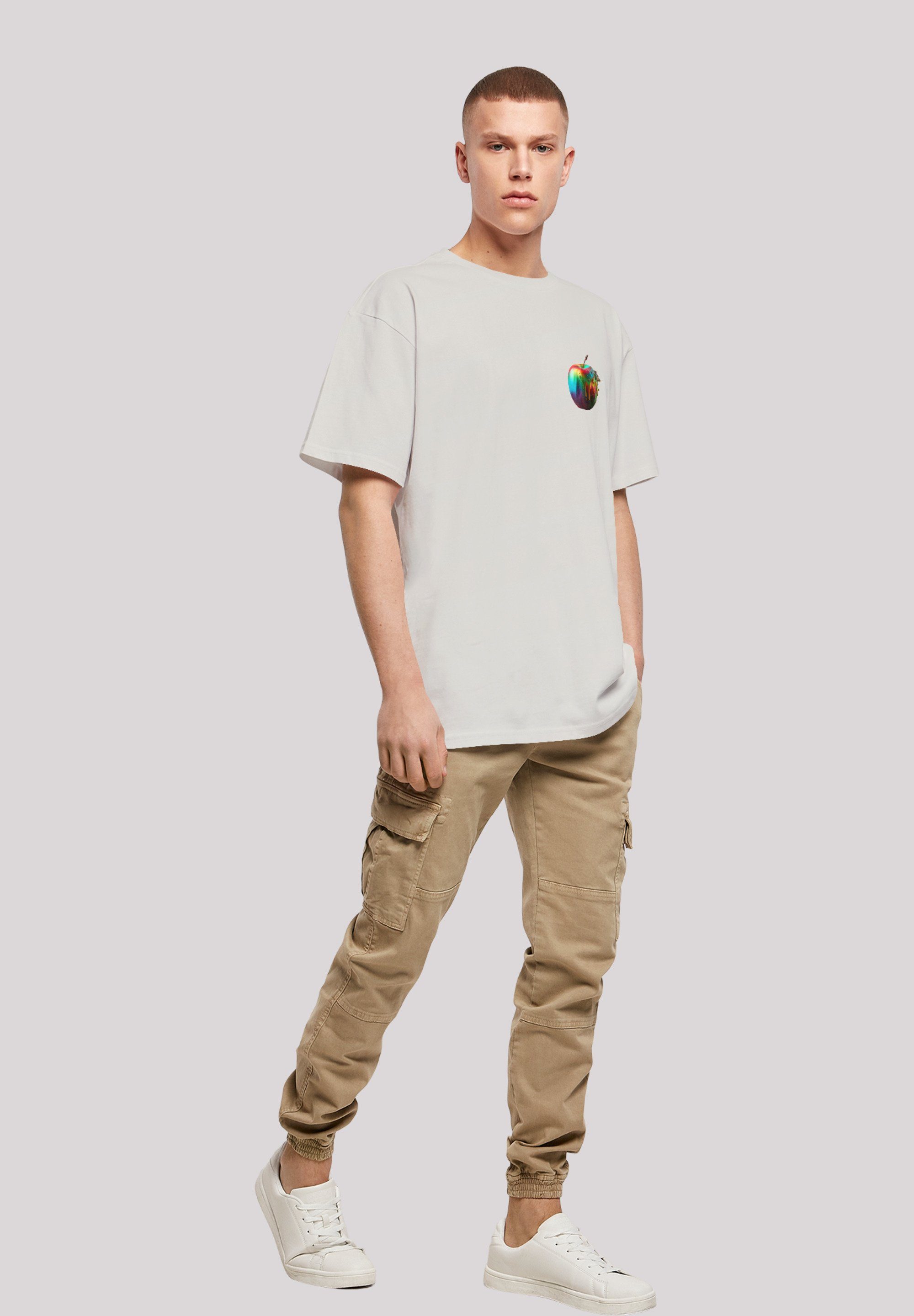 Collection Apple Colorfood Print F4NT4STIC Rainbow lightasphalt T-Shirt -