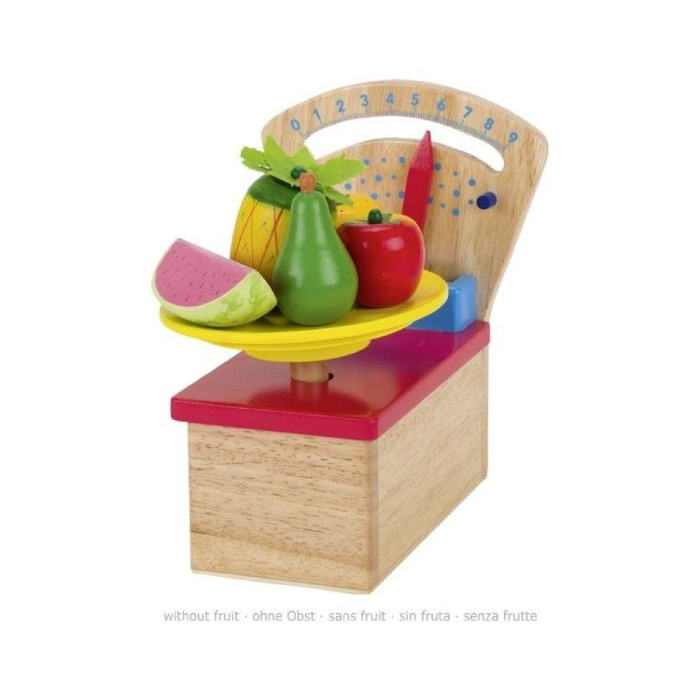 goki Kinder-Küchenwaage Bunte Waage, aus Holz, für Spielküche oder Kaufmann günstig online kaufen