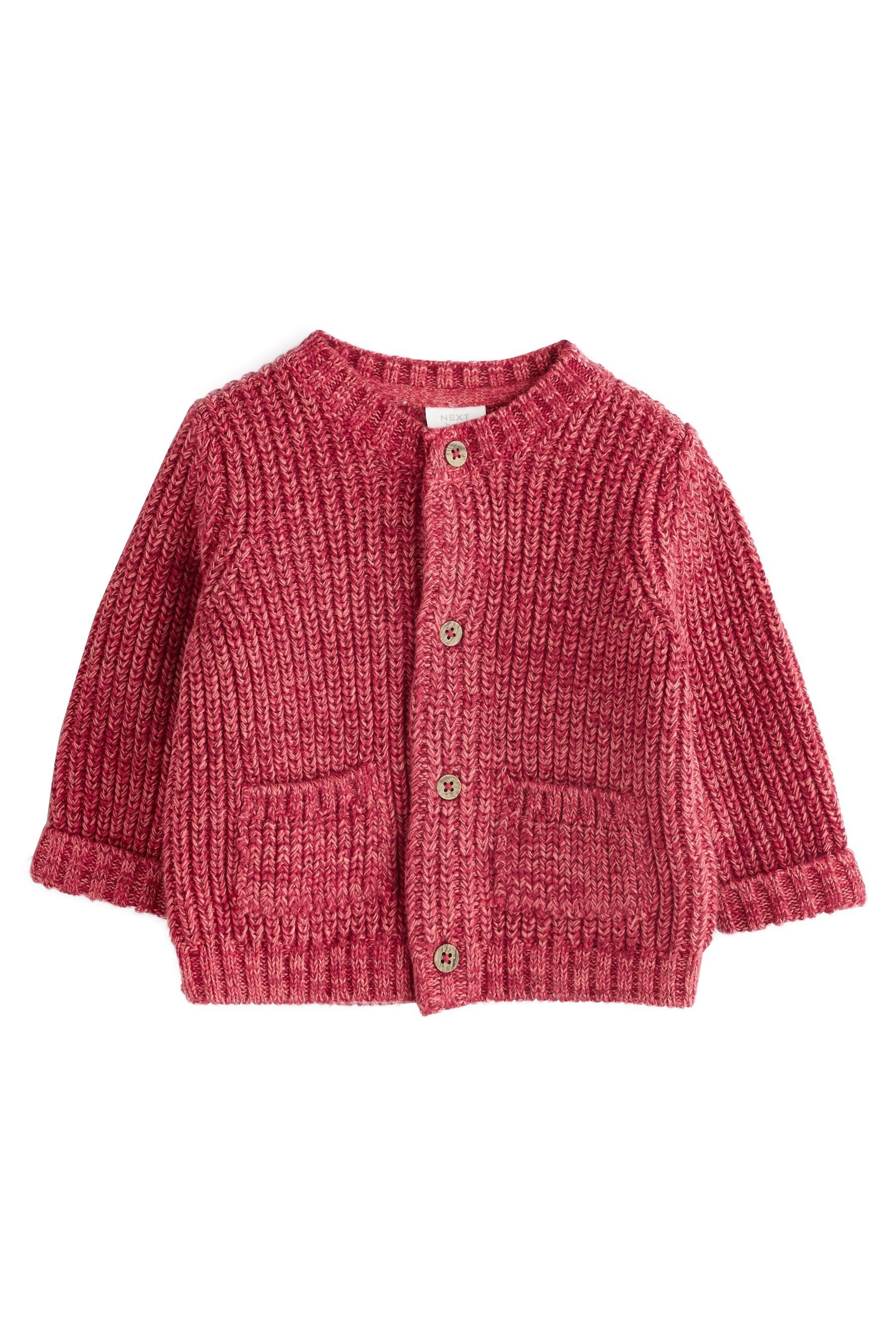 Strickjacke My First Christmas Baby-Strickjacke aus Baumwolle