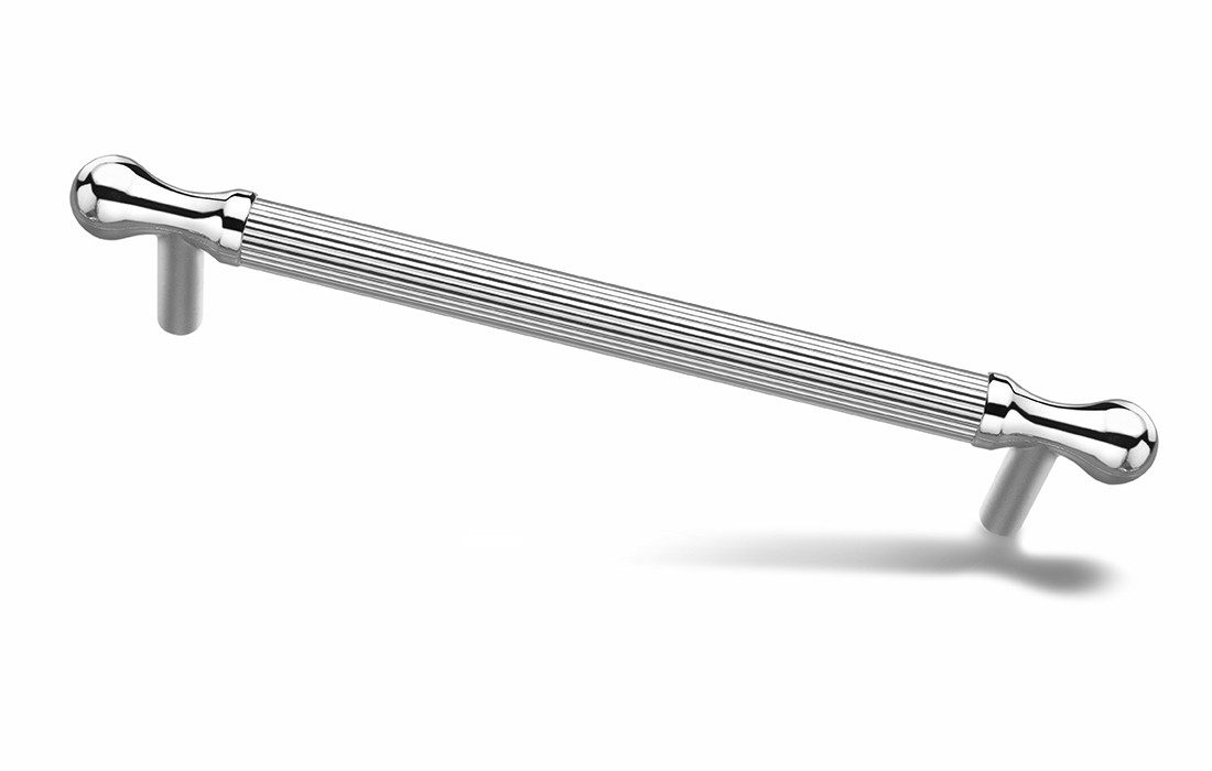 Möbelgriff Schrankgriffe Schubladengriffe Küchengriffe GRO1619TC 96 mm - 128mm
