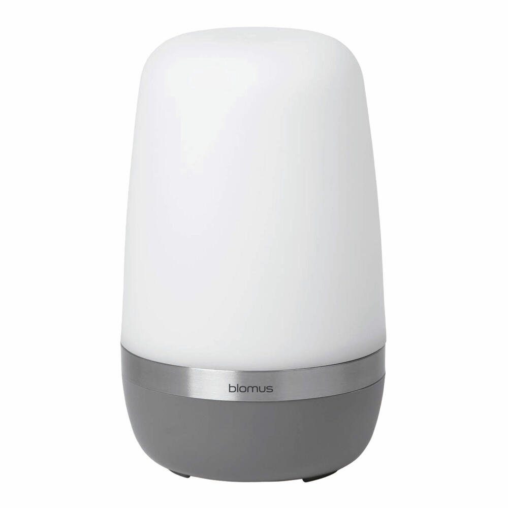 blomus LED Außen-Tischleuchte Spirit Small Warm Grey, USB-Ladefunktion, LED fest integriert